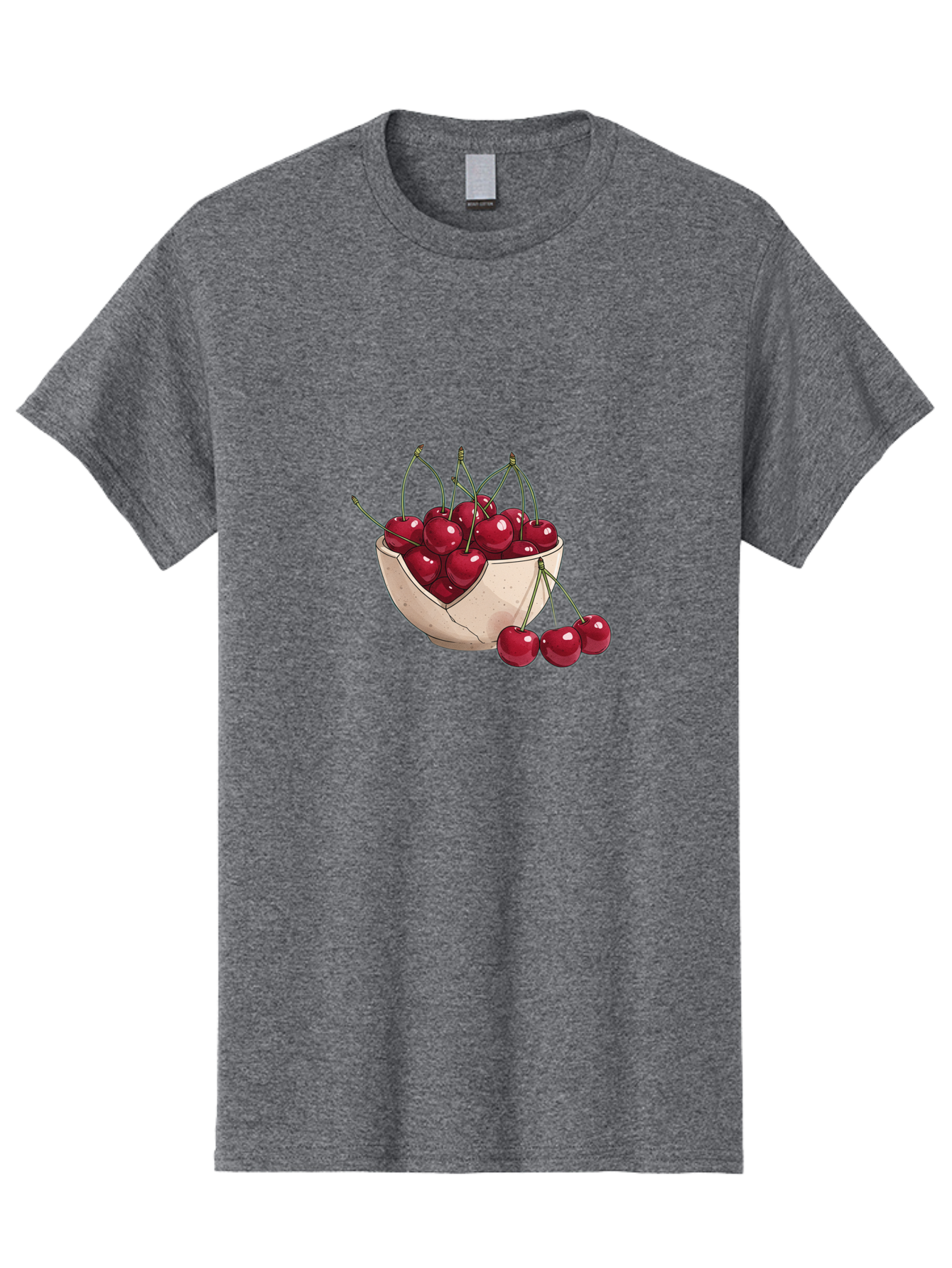 Cherries-In-Bowl-13 Men'S Graphic Tee, 100% Cotton, Comfortable Casual Summer Wear, Machine Washable, Vintage Camera, Old Camera, Antique Camera, Black Camera, Classic Photography, Photography Equipment, Nostalgic Device, Film Camera, Bai677