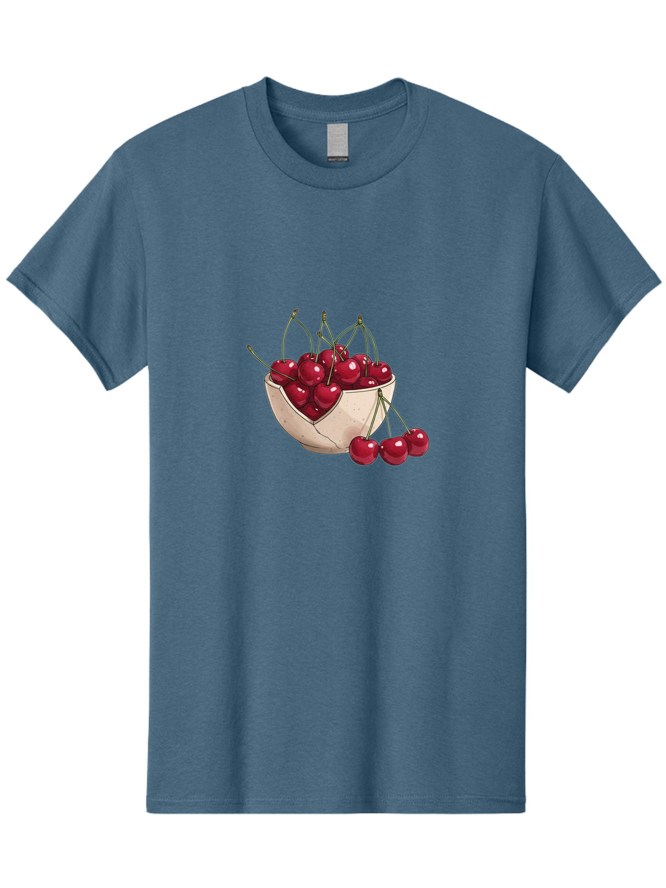 Cherries-In-Bowl-13 Men'S Graphic Tee, 100% Cotton, Comfortable Casual Summer Wear, Machine Washable, Vintage Camera, Old Camera, Antique Camera, Black Camera, Classic Photography, Photography Equipment, Nostalgic Device, Film Camera, Bai677