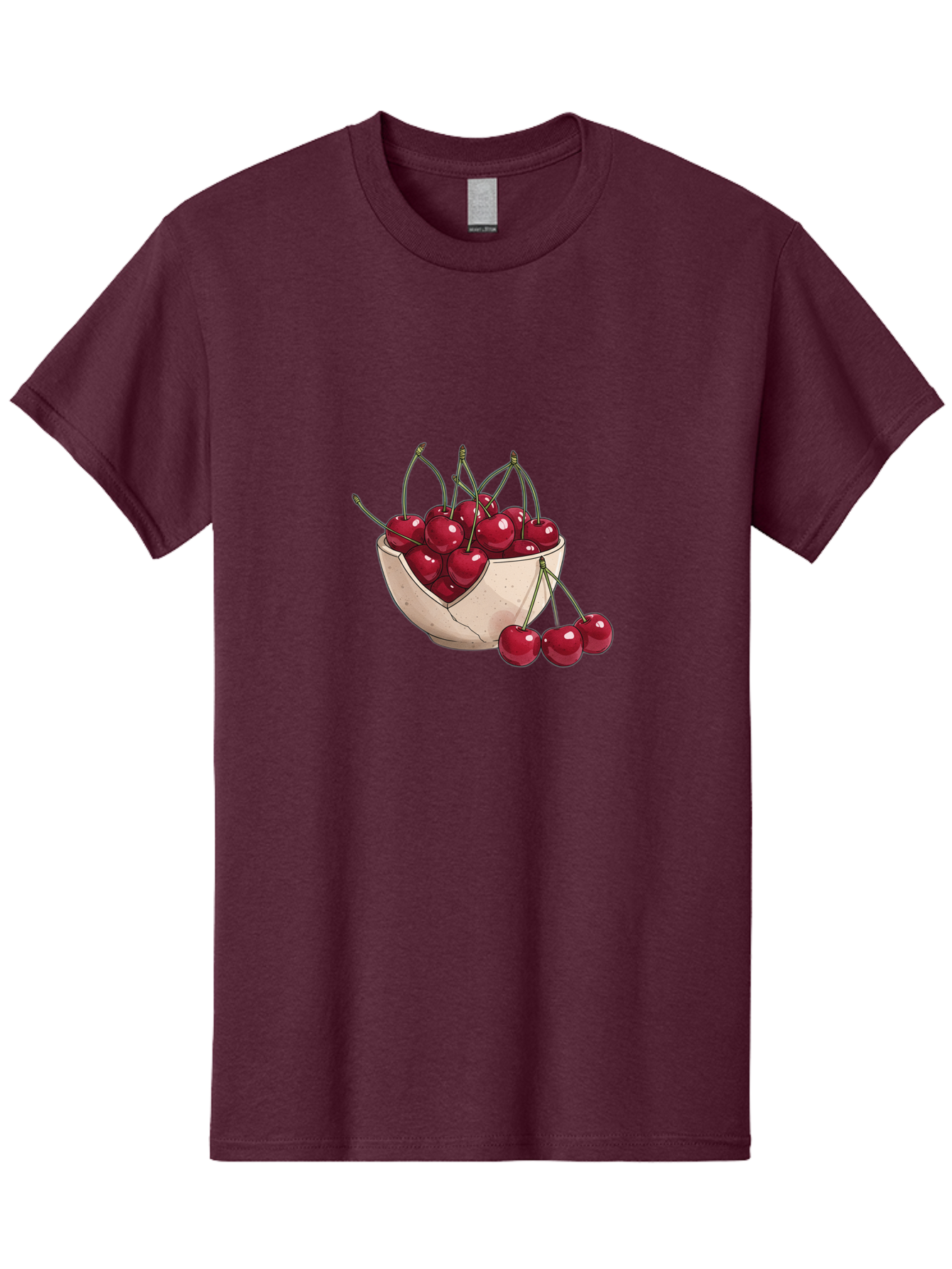 Cherries-In-Bowl-13 Men'S Graphic Tee, 100% Cotton, Comfortable Casual Summer Wear, Machine Washable, Vintage Camera, Old Camera, Antique Camera, Black Camera, Classic Photography, Photography Equipment, Nostalgic Device, Film Camera, Bai677