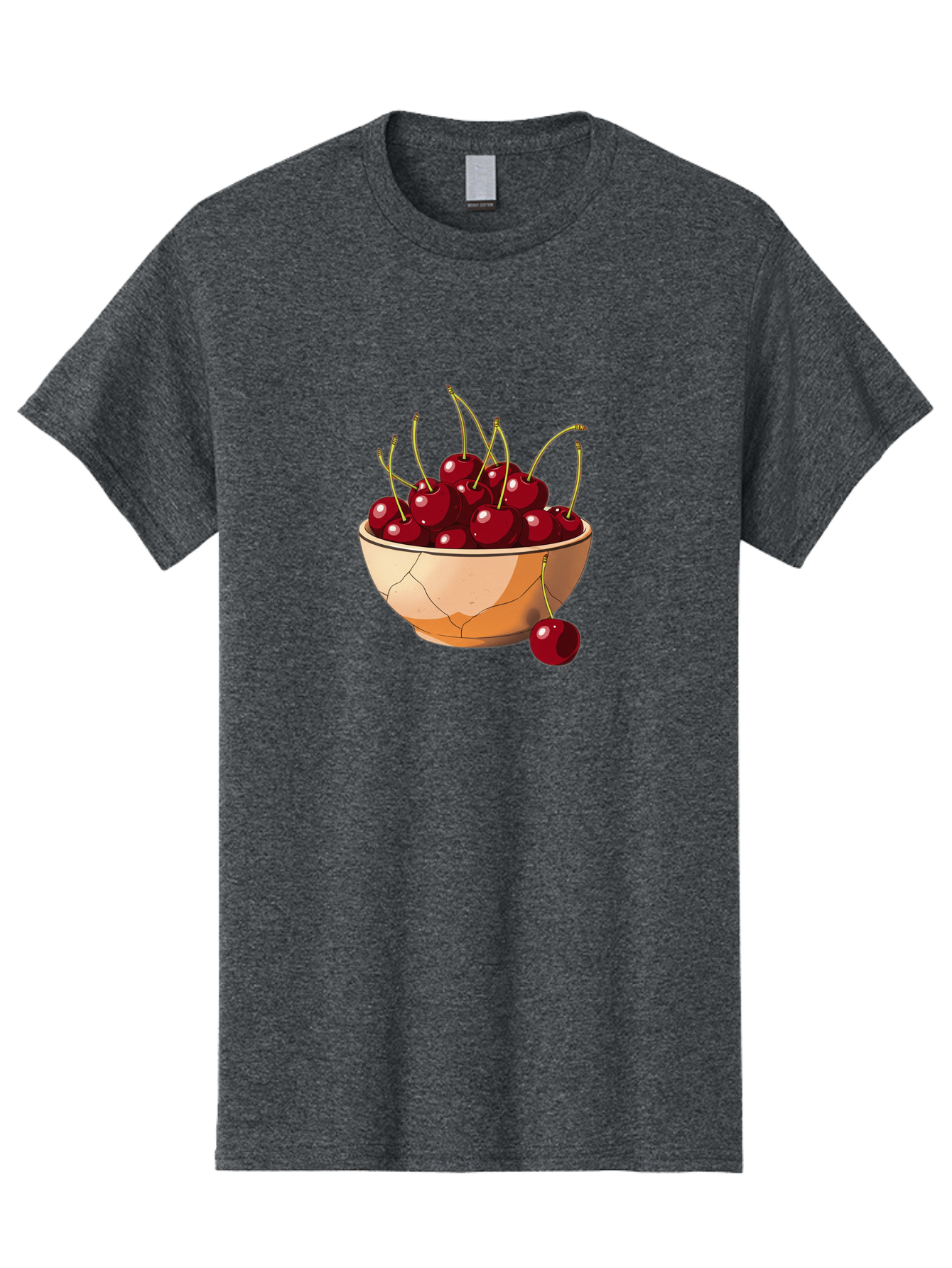 Cherries-In-Bowl-14 Men'S Graphic Tee, 100% Cotton, Comfortable Casual Summer Wear, Machine Washable, Vintage Camera, Old Camera, Antique Camera, Black Camera, Classic Photography, Photography Equipment, Nostalgic Device, Film Camera, Bai678