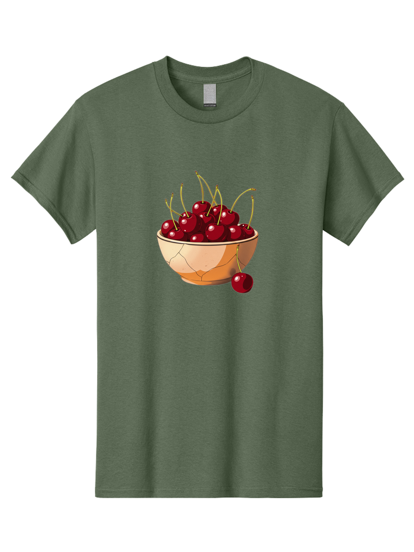 Cherries-In-Bowl-14 Men'S Graphic Tee, 100% Cotton, Comfortable Casual Summer Wear, Machine Washable, Vintage Camera, Old Camera, Antique Camera, Black Camera, Classic Photography, Photography Equipment, Nostalgic Device, Film Camera, Bai678