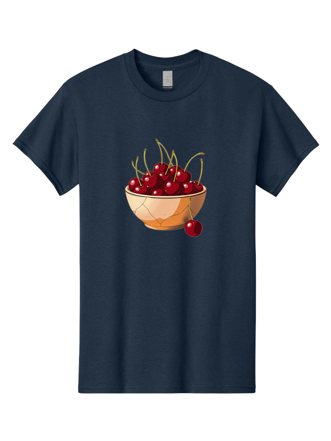 Cherries-In-Bowl-14 Men'S Graphic Tee, 100% Cotton, Comfortable Casual Summer Wear, Machine Washable, Vintage Camera, Old Camera, Antique Camera, Black Camera, Classic Photography, Photography Equipment, Nostalgic Device, Film Camera, Bai678
