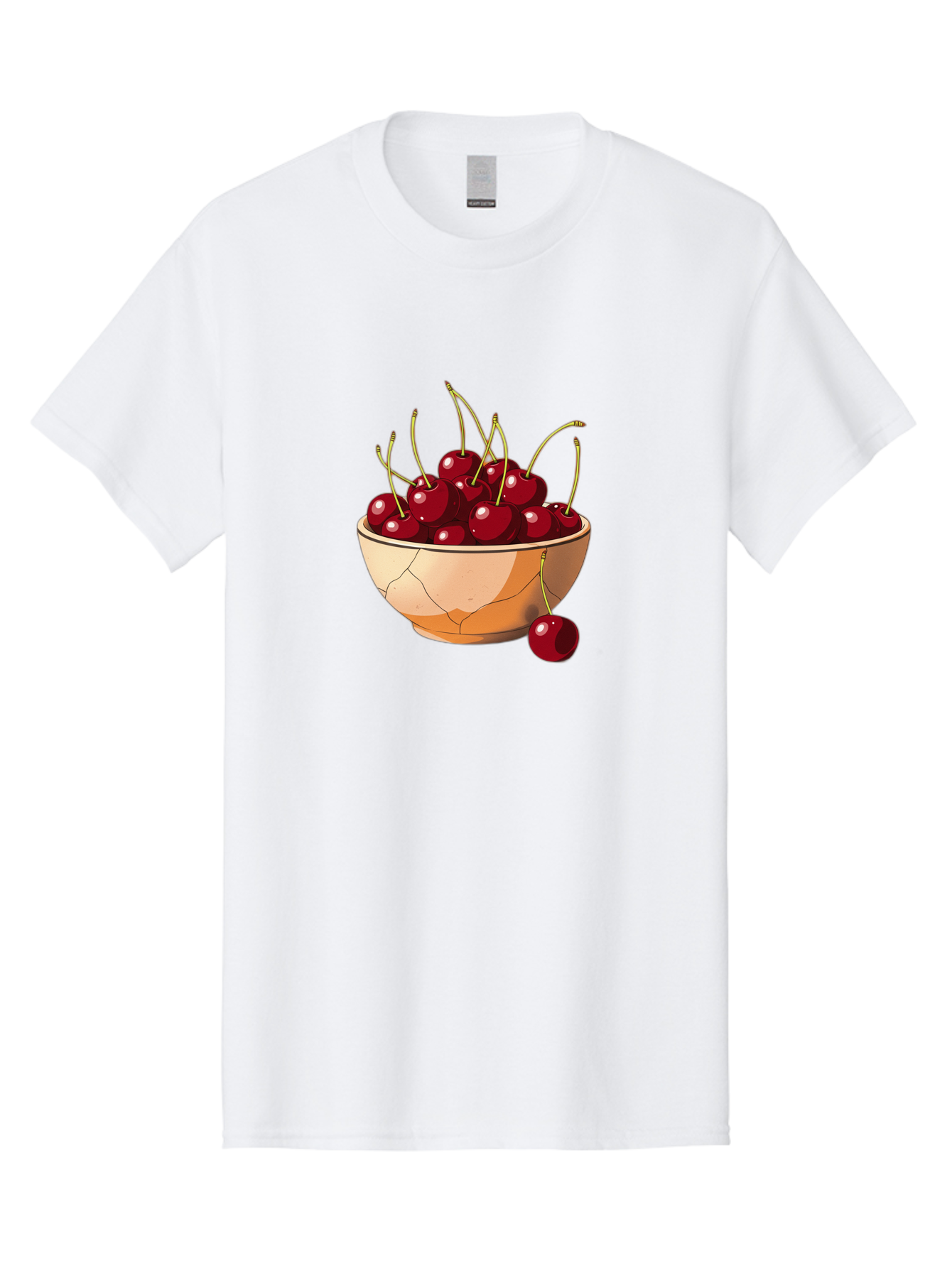Cherries-In-Bowl-14 Men'S Graphic Tee, 100% Cotton, Comfortable Casual Summer Wear, Machine Washable, Vintage Camera, Old Camera, Antique Camera, Black Camera, Classic Photography, Photography Equipment, Nostalgic Device, Film Camera, Bai678