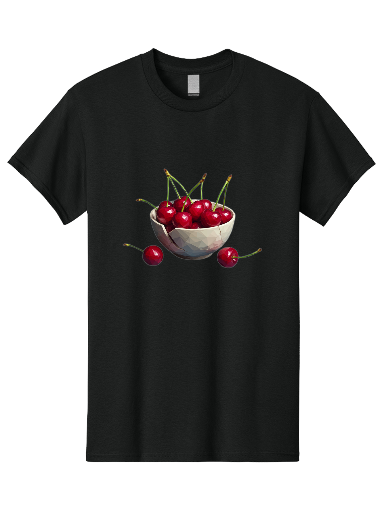 Cherries-In-Bowl-15 Men'S Graphic Tee, 100% Cotton, Comfortable Casual Summer Wear, Machine Washable, Vintage Camera, Old Camera, Antique Camera, Black Camera, Classic Photography, Photography Equipment, Nostalgic Device, Film Camera, Bai679