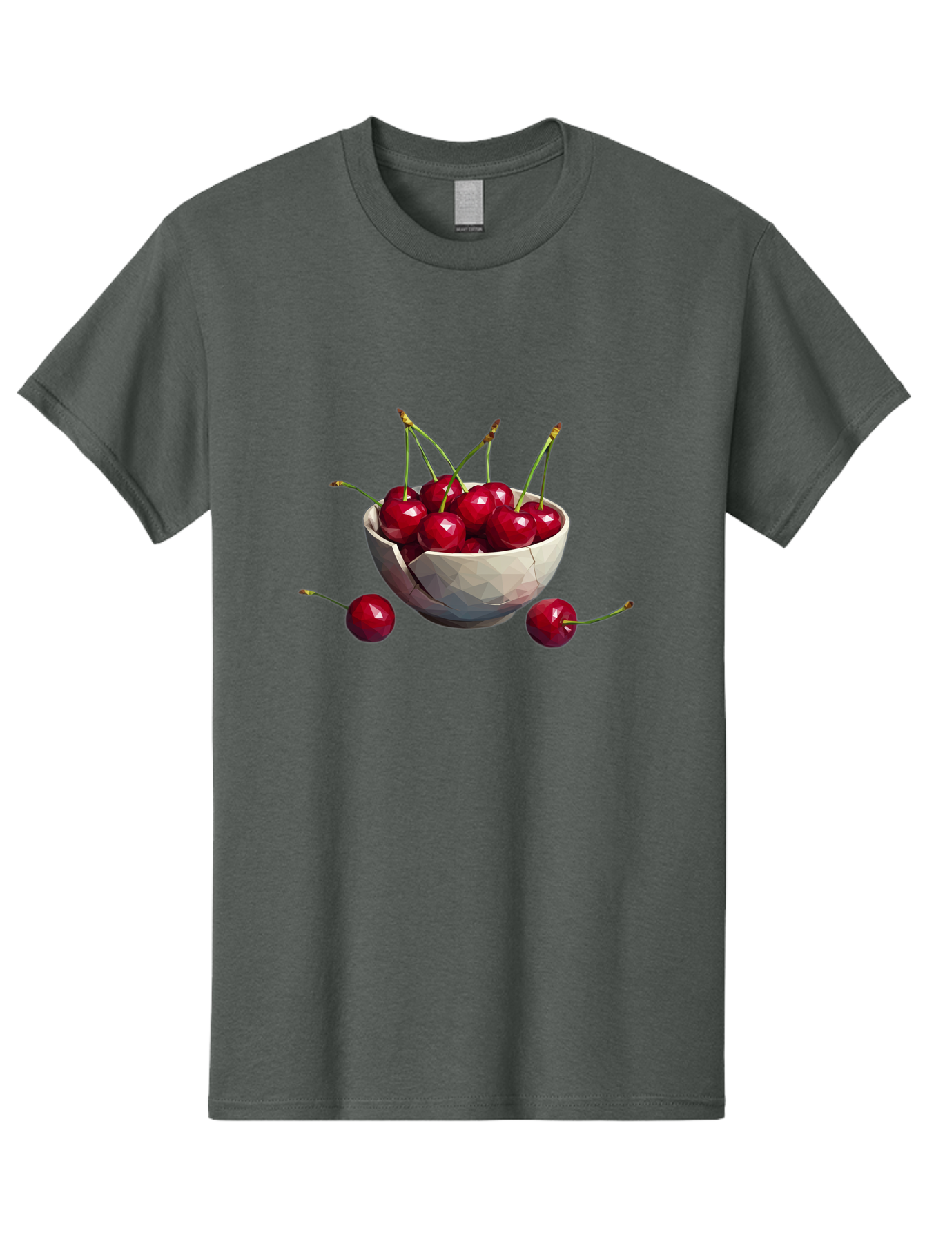 Cherries-In-Bowl-15 Men'S Graphic Tee, 100% Cotton, Comfortable Casual Summer Wear, Machine Washable, Vintage Camera, Old Camera, Antique Camera, Black Camera, Classic Photography, Photography Equipment, Nostalgic Device, Film Camera, Bai679