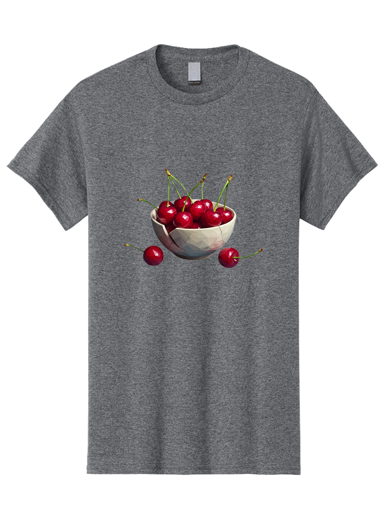 Cherries-In-Bowl-15 Men'S Graphic Tee, 100% Cotton, Comfortable Casual Summer Wear, Machine Washable, Vintage Camera, Old Camera, Antique Camera, Black Camera, Classic Photography, Photography Equipment, Nostalgic Device, Film Camera, Bai679