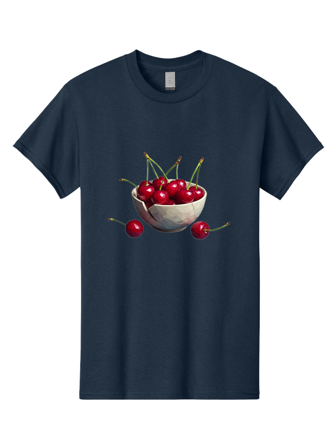 Cherries-In-Bowl-15 Men'S Graphic Tee, 100% Cotton, Comfortable Casual Summer Wear, Machine Washable, Vintage Camera, Old Camera, Antique Camera, Black Camera, Classic Photography, Photography Equipment, Nostalgic Device, Film Camera, Bai679