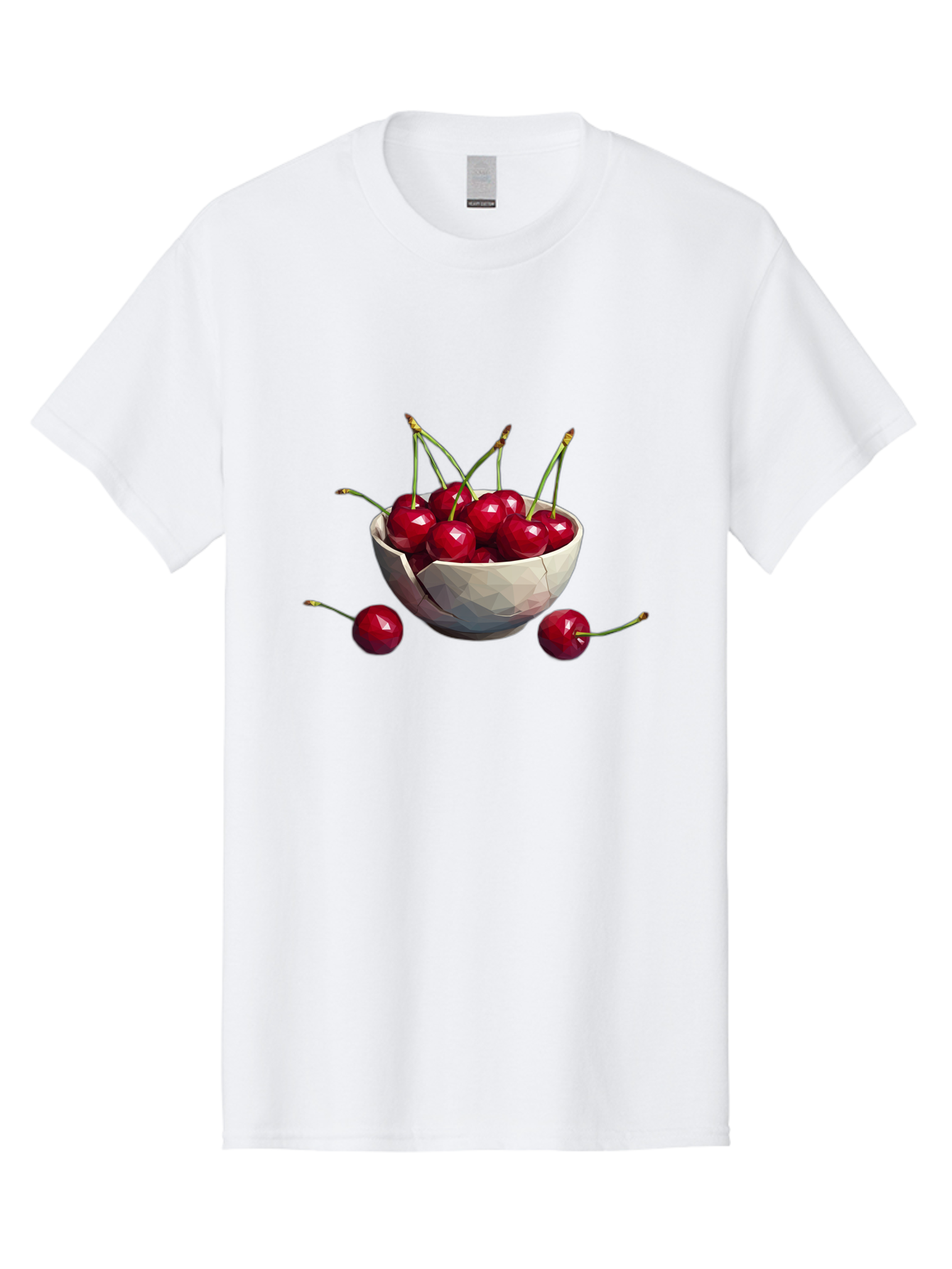 Cherries-In-Bowl-15 Men'S Graphic Tee, 100% Cotton, Comfortable Casual Summer Wear, Machine Washable, Vintage Camera, Old Camera, Antique Camera, Black Camera, Classic Photography, Photography Equipment, Nostalgic Device, Film Camera, Bai679