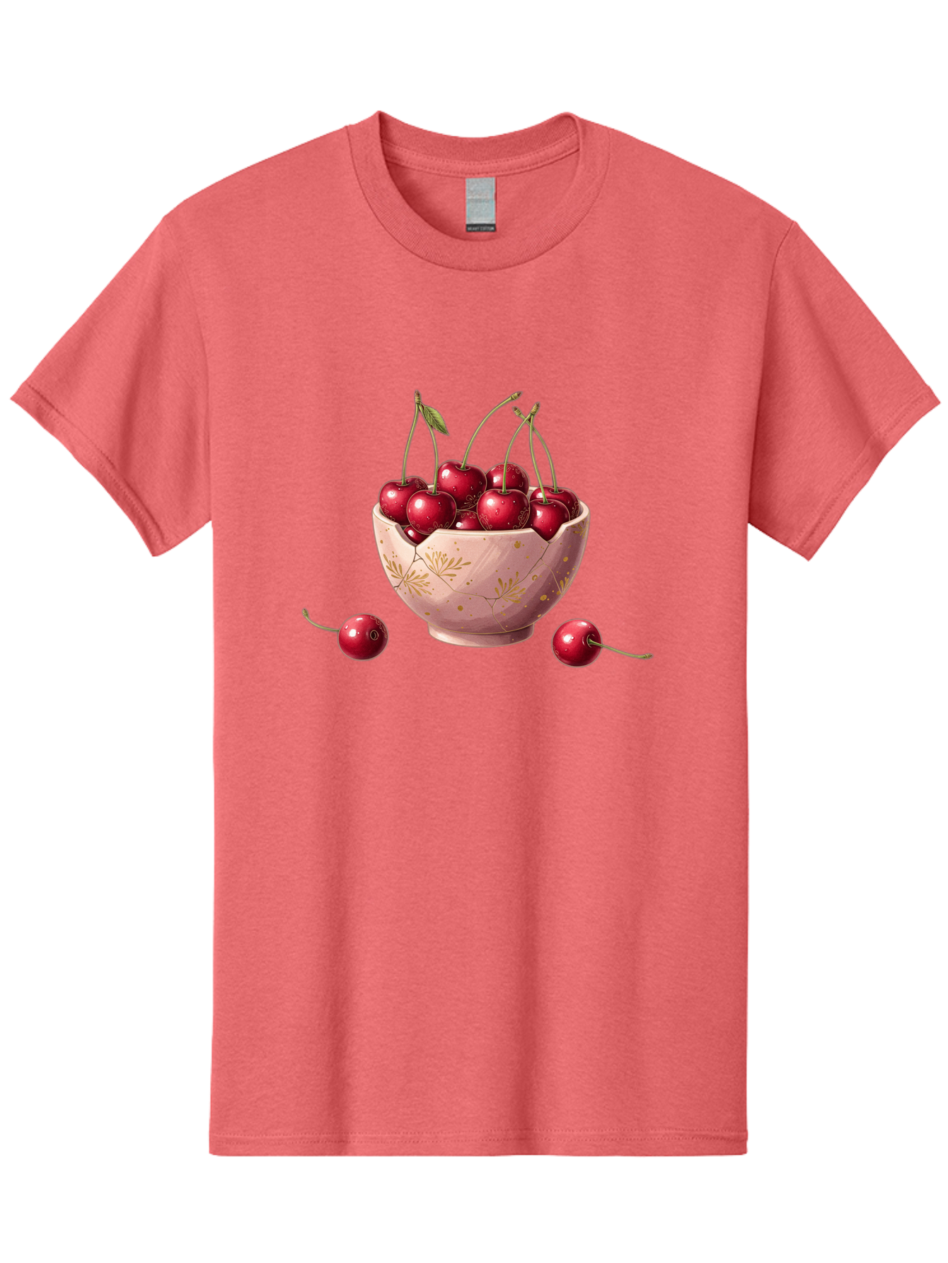 Cherries-In-Bowl-16 Men'S Graphic Tee, 100% Cotton, Comfortable Casual Summer Wear, Machine Washable, Vintage Camera, Old Camera, Antique Camera, Black Camera, Classic Photography, Photography Equipment, Nostalgic Device, Film Camera, Bai680