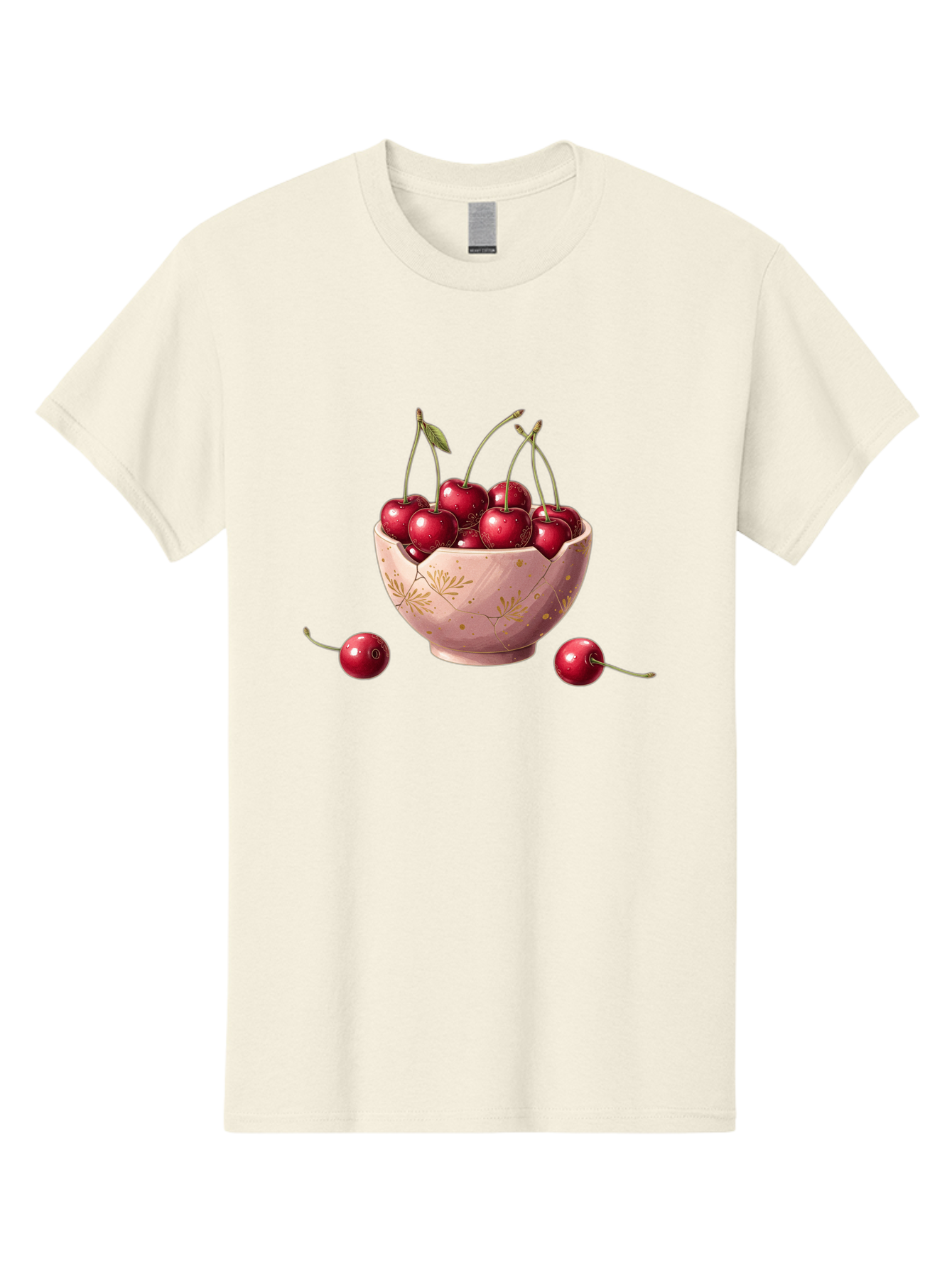 Cherries-In-Bowl-16 Men'S Graphic Tee, 100% Cotton, Comfortable Casual Summer Wear, Machine Washable, Vintage Camera, Old Camera, Antique Camera, Black Camera, Classic Photography, Photography Equipment, Nostalgic Device, Film Camera, Bai680