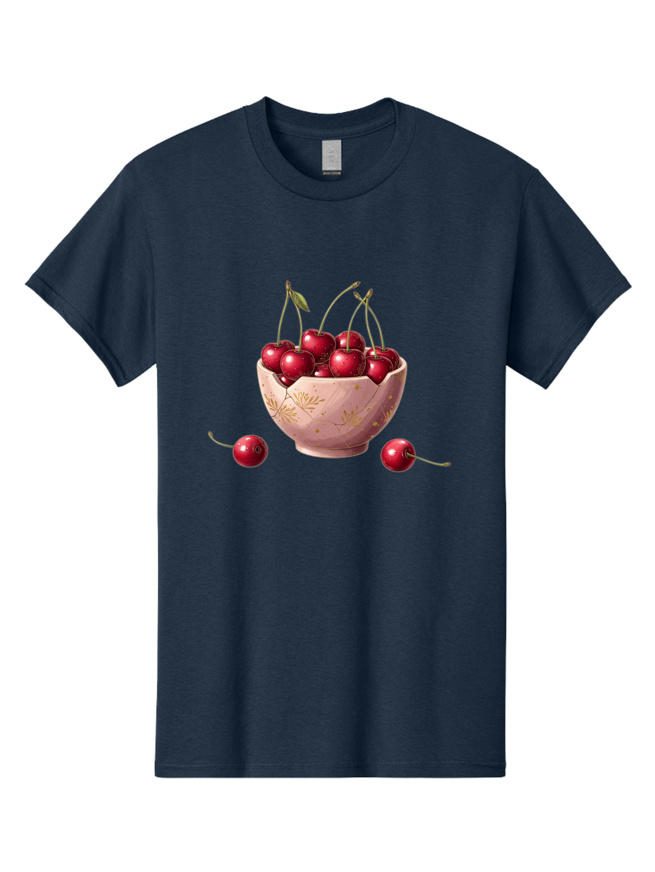 Cherries-In-Bowl-16 Men'S Graphic Tee, 100% Cotton, Comfortable Casual Summer Wear, Machine Washable, Vintage Camera, Old Camera, Antique Camera, Black Camera, Classic Photography, Photography Equipment, Nostalgic Device, Film Camera, Bai680