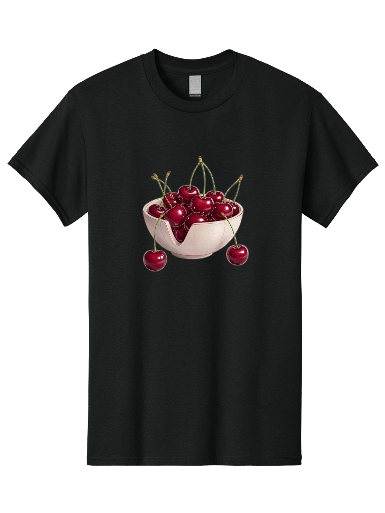 Cherries-In-Bowl-17 Men'S Graphic Tee, 100% Cotton, Comfortable Casual Summer Wear, Machine Washable, Vintage Camera, Old Camera, Antique Camera, Black Camera, Classic Photography, Photography Equipment, Nostalgic Device, Film Camera, Bai681