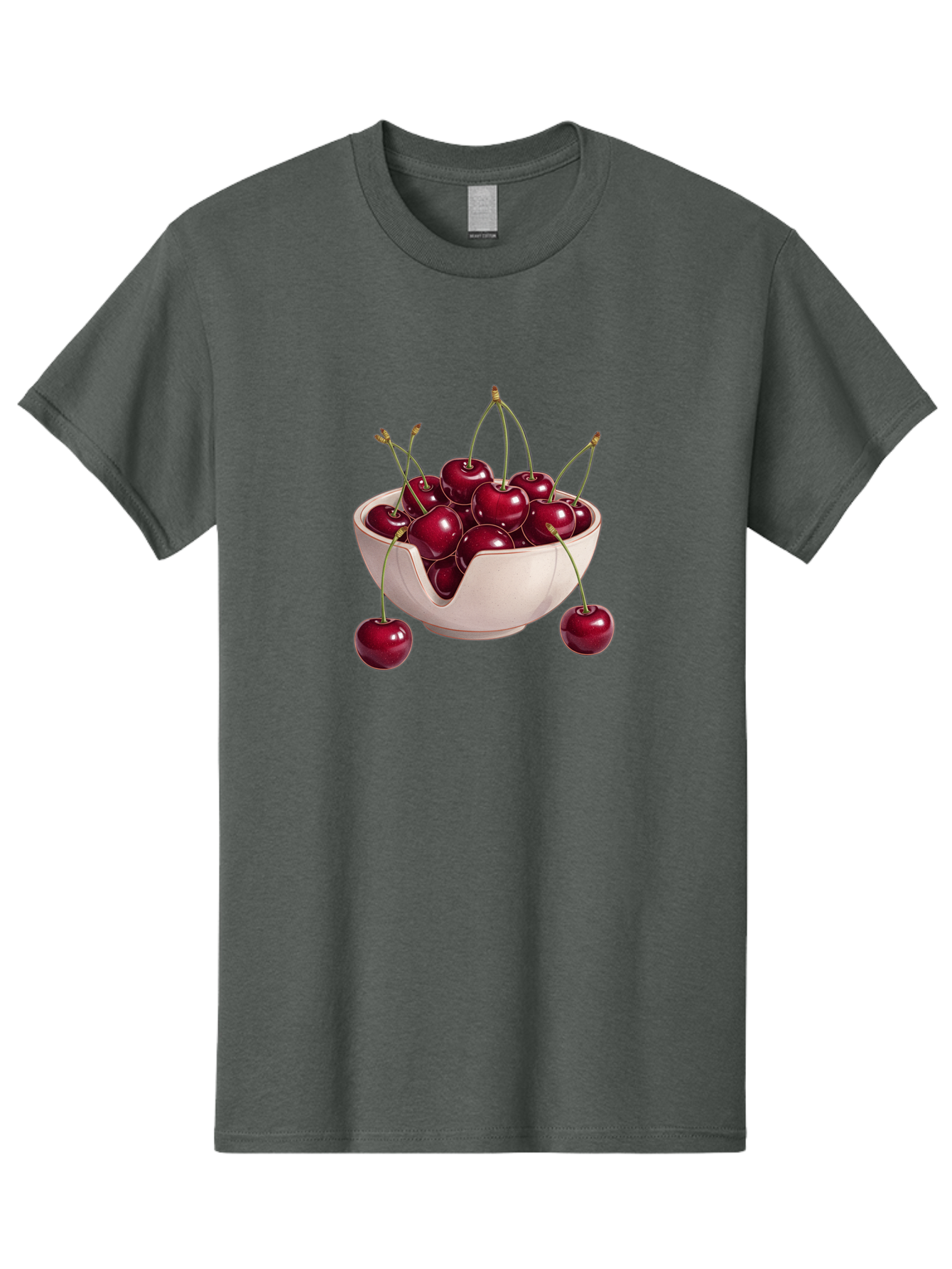 Cherries-In-Bowl-17 Men'S Graphic Tee, 100% Cotton, Comfortable Casual Summer Wear, Machine Washable, Vintage Camera, Old Camera, Antique Camera, Black Camera, Classic Photography, Photography Equipment, Nostalgic Device, Film Camera, Bai681
