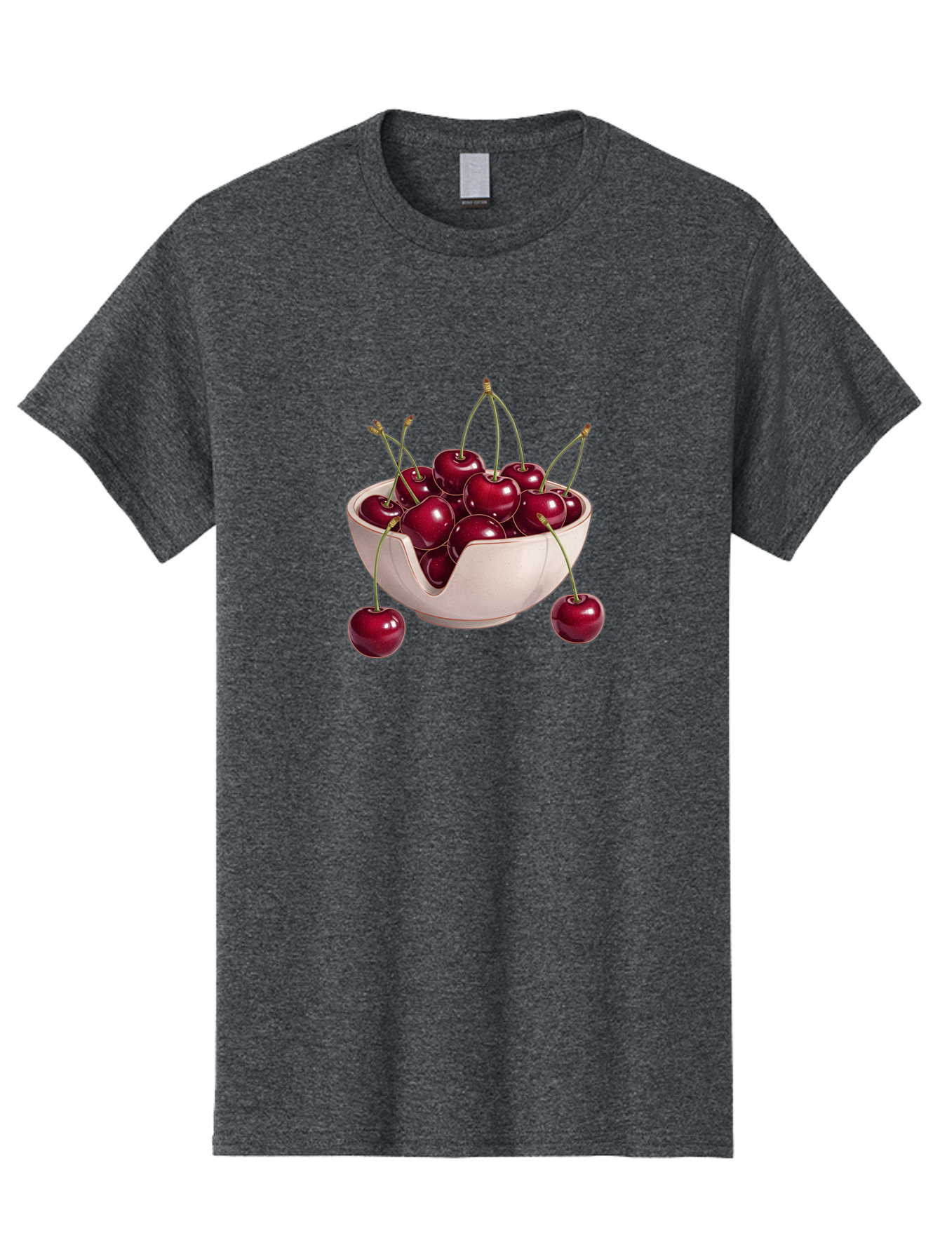 Cherries-In-Bowl-17 Men'S Graphic Tee, 100% Cotton, Comfortable Casual Summer Wear, Machine Washable, Vintage Camera, Old Camera, Antique Camera, Black Camera, Classic Photography, Photography Equipment, Nostalgic Device, Film Camera, Bai681