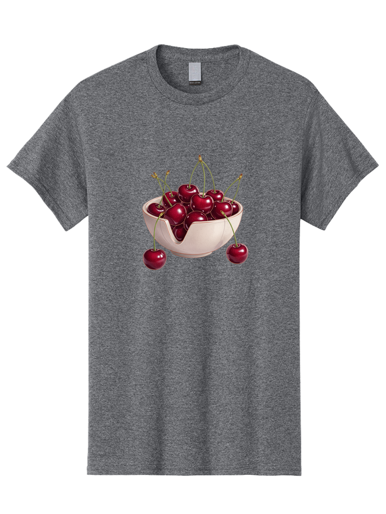 Cherries-In-Bowl-17 Men'S Graphic Tee, 100% Cotton, Comfortable Casual Summer Wear, Machine Washable, Vintage Camera, Old Camera, Antique Camera, Black Camera, Classic Photography, Photography Equipment, Nostalgic Device, Film Camera, Bai681