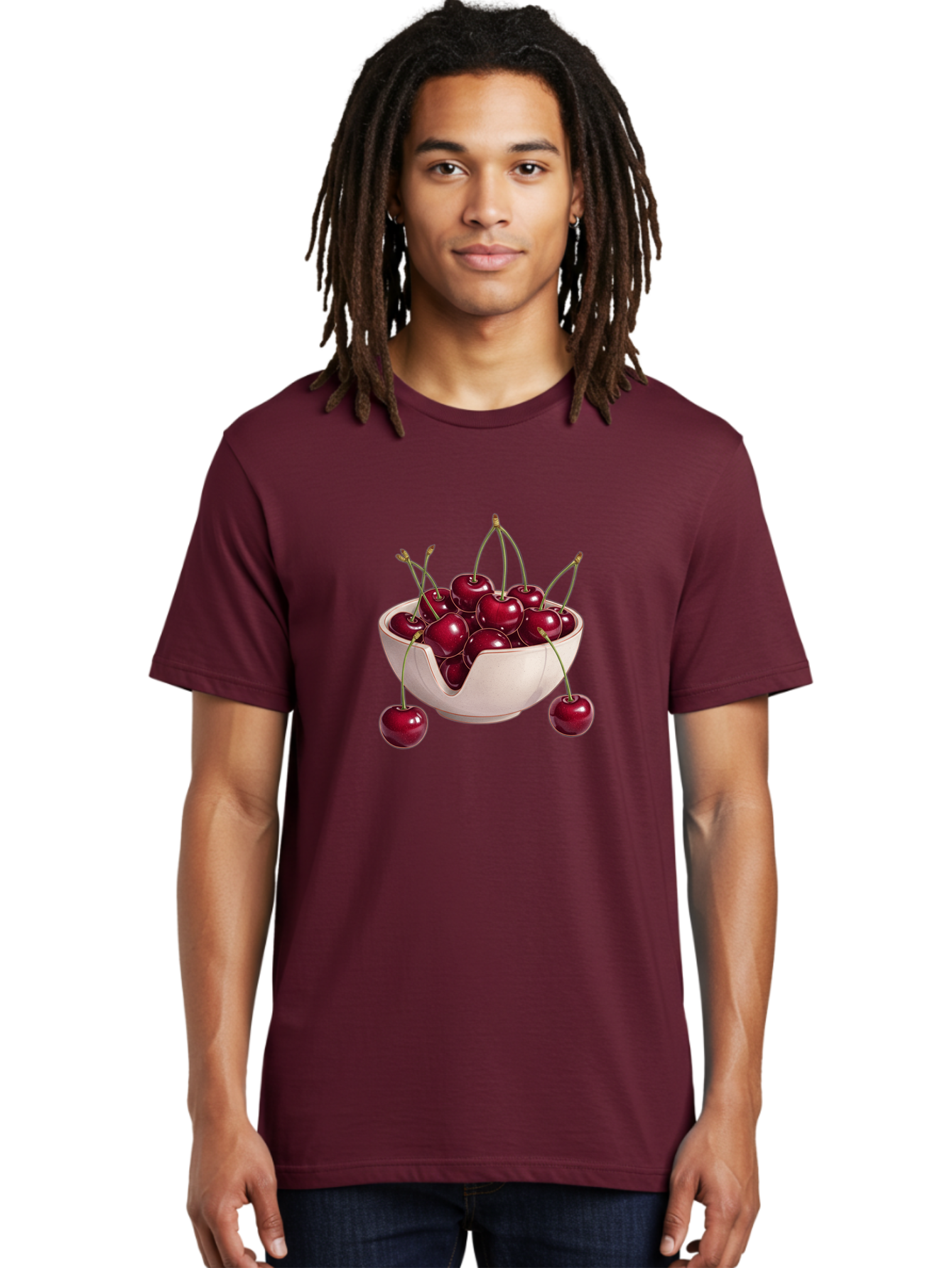 Cherries-In-Bowl-17 Men'S Graphic Tee, 100% Cotton, Comfortable Casual Summer Wear, Machine Washable, Vintage Camera, Old Camera, Antique Camera, Black Camera, Classic Photography, Photography Equipment, Nostalgic Device, Film Camera, Bai681