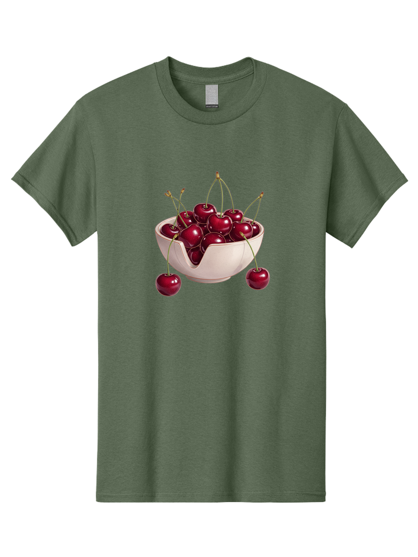 Cherries-In-Bowl-17 Men'S Graphic Tee, 100% Cotton, Comfortable Casual Summer Wear, Machine Washable, Vintage Camera, Old Camera, Antique Camera, Black Camera, Classic Photography, Photography Equipment, Nostalgic Device, Film Camera, Bai681