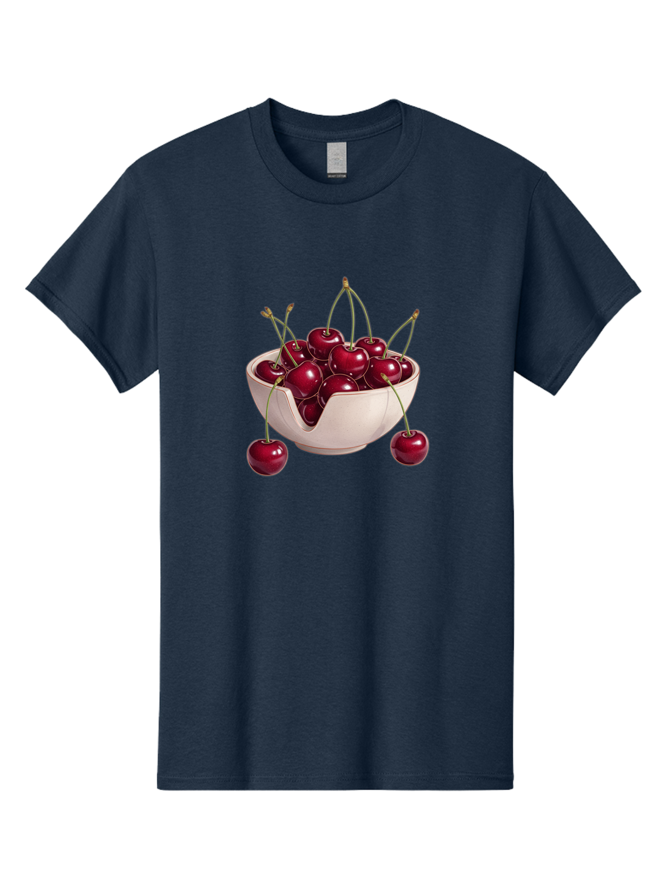 Cherries-In-Bowl-17 Men'S Graphic Tee, 100% Cotton, Comfortable Casual Summer Wear, Machine Washable, Vintage Camera, Old Camera, Antique Camera, Black Camera, Classic Photography, Photography Equipment, Nostalgic Device, Film Camera, Bai681