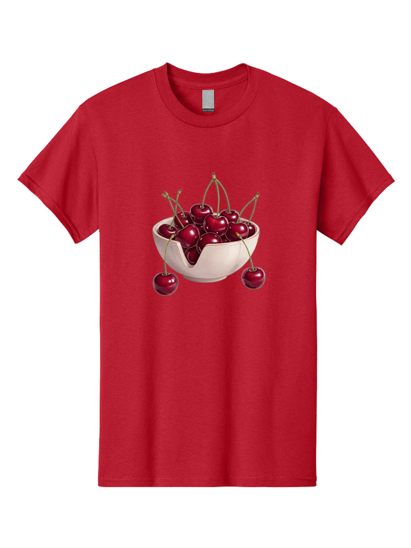 Cherries-In-Bowl-17 Men'S Graphic Tee, 100% Cotton, Comfortable Casual Summer Wear, Machine Washable, Vintage Camera, Old Camera, Antique Camera, Black Camera, Classic Photography, Photography Equipment, Nostalgic Device, Film Camera, Bai681