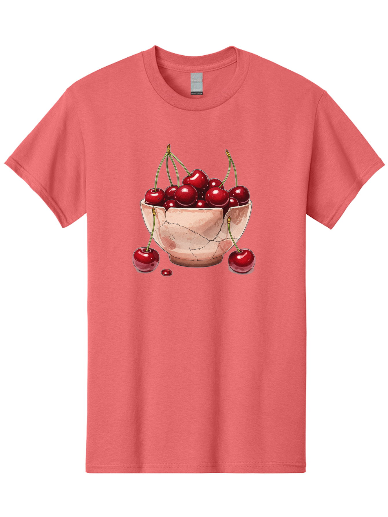 Cherries-In-Bowl-18 Men'S Graphic Tee, 100% Cotton, Comfortable Casual Summer Wear, Machine Washable, Vintage Camera, Old Camera, Antique Camera, Black Camera, Classic Photography, Photography Equipment, Nostalgic Device, Film Camera, Bai682
