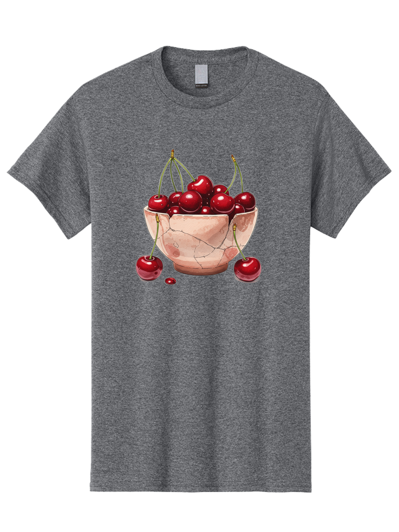Cherries-In-Bowl-18 Men'S Graphic Tee, 100% Cotton, Comfortable Casual Summer Wear, Machine Washable, Vintage Camera, Old Camera, Antique Camera, Black Camera, Classic Photography, Photography Equipment, Nostalgic Device, Film Camera, Bai682