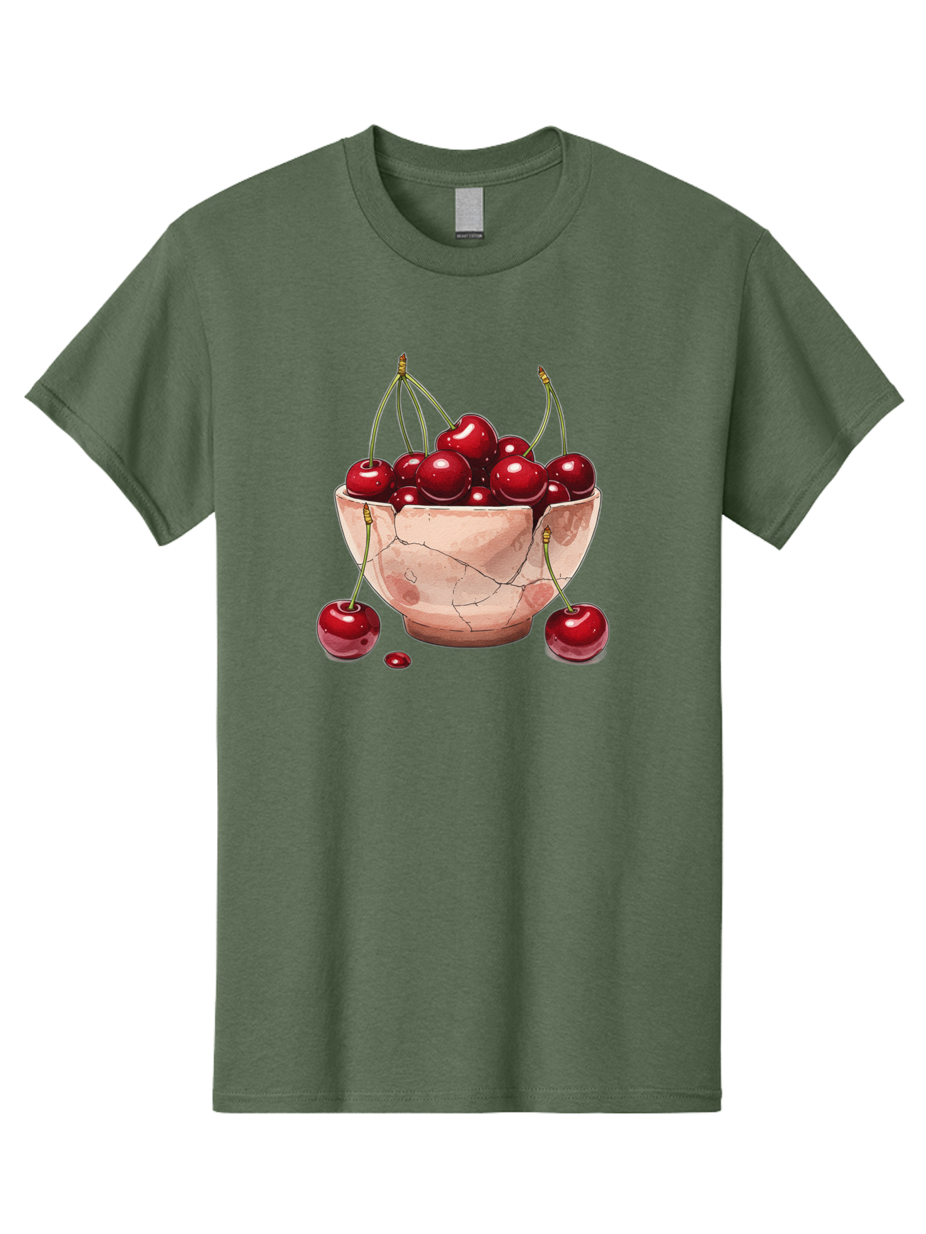 Cherries-In-Bowl-18 Men'S Graphic Tee, 100% Cotton, Comfortable Casual Summer Wear, Machine Washable, Vintage Camera, Old Camera, Antique Camera, Black Camera, Classic Photography, Photography Equipment, Nostalgic Device, Film Camera, Bai682