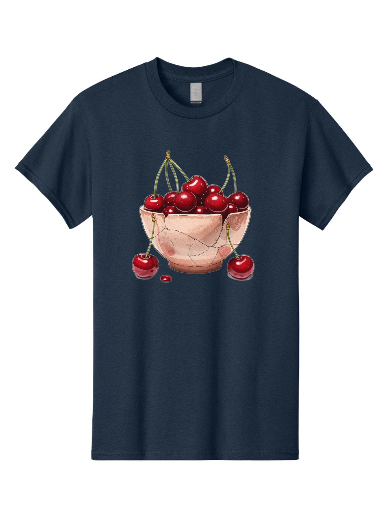 Cherries-In-Bowl-18 Men'S Graphic Tee, 100% Cotton, Comfortable Casual Summer Wear, Machine Washable, Vintage Camera, Old Camera, Antique Camera, Black Camera, Classic Photography, Photography Equipment, Nostalgic Device, Film Camera, Bai682