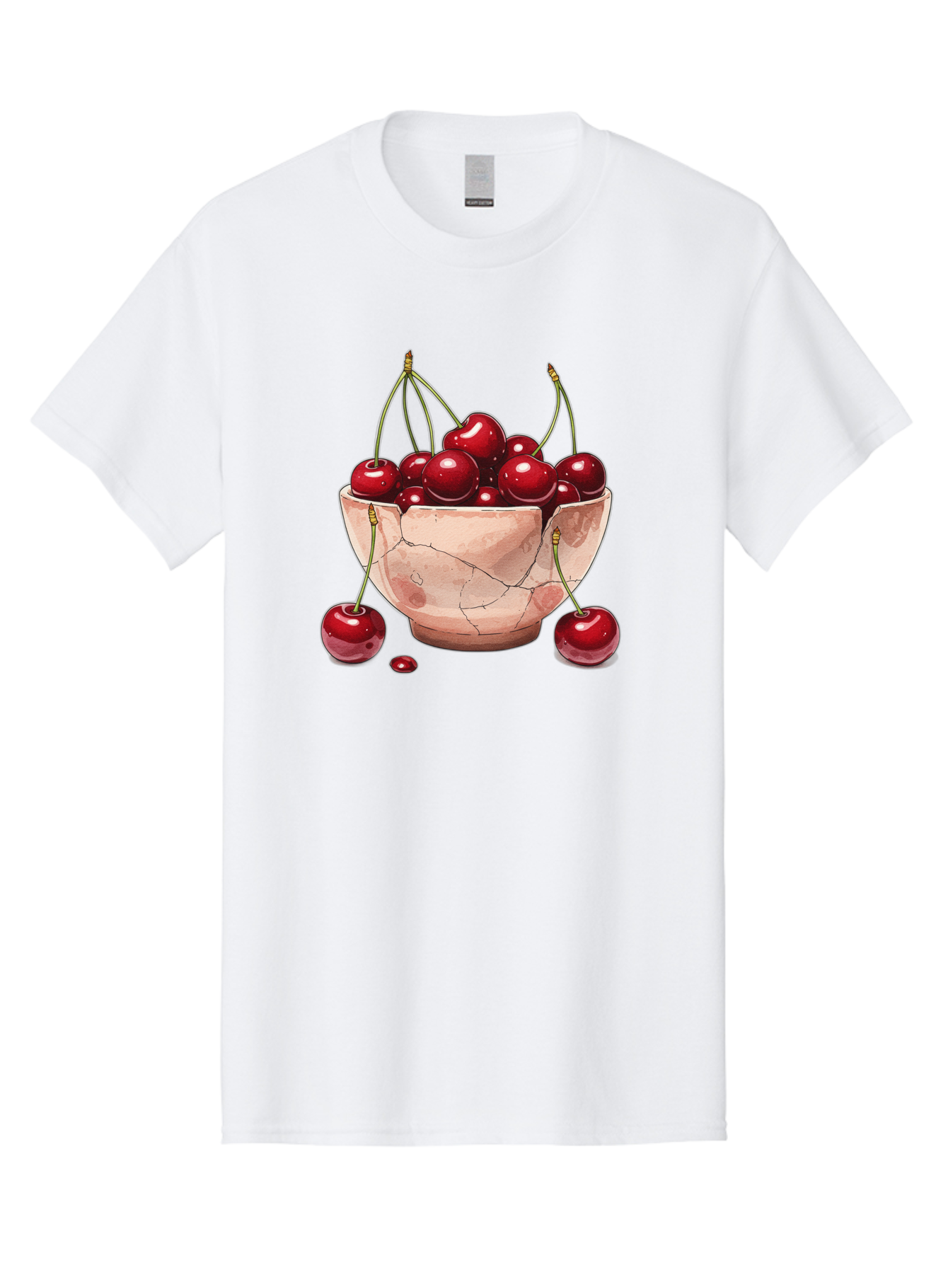 Cherries-In-Bowl-18 Men'S Graphic Tee, 100% Cotton, Comfortable Casual Summer Wear, Machine Washable, Vintage Camera, Old Camera, Antique Camera, Black Camera, Classic Photography, Photography Equipment, Nostalgic Device, Film Camera, Bai682