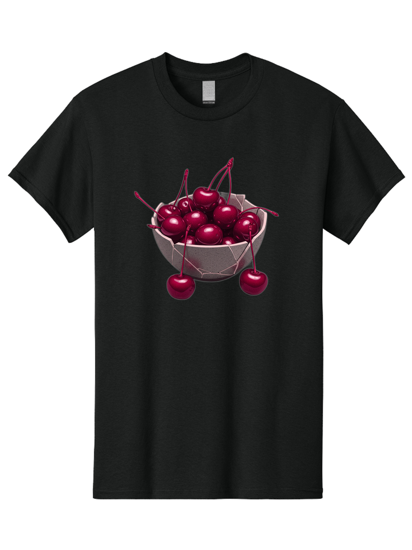Cherries-In-Bowl-19 Men'S Graphic Tee, 100% Cotton, Comfortable Casual Summer Wear, Machine Washable, Vintage Camera, Old Camera, Antique Camera, Black Camera, Classic Photography, Photography Equipment, Nostalgic Device, Film Camera, Bai683