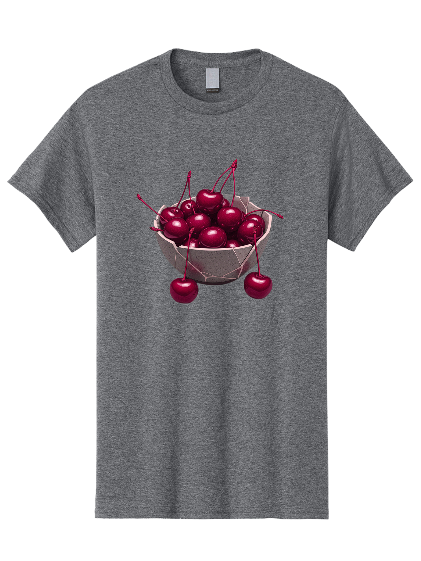 Cherries-In-Bowl-19 Men'S Graphic Tee, 100% Cotton, Comfortable Casual Summer Wear, Machine Washable, Vintage Camera, Old Camera, Antique Camera, Black Camera, Classic Photography, Photography Equipment, Nostalgic Device, Film Camera, Bai683