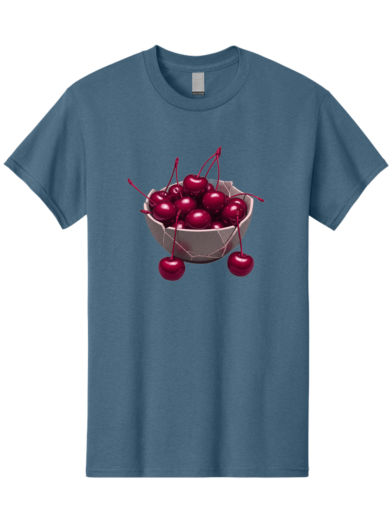 Cherries-In-Bowl-19 Men'S Graphic Tee, 100% Cotton, Comfortable Casual Summer Wear, Machine Washable, Vintage Camera, Old Camera, Antique Camera, Black Camera, Classic Photography, Photography Equipment, Nostalgic Device, Film Camera, Bai683