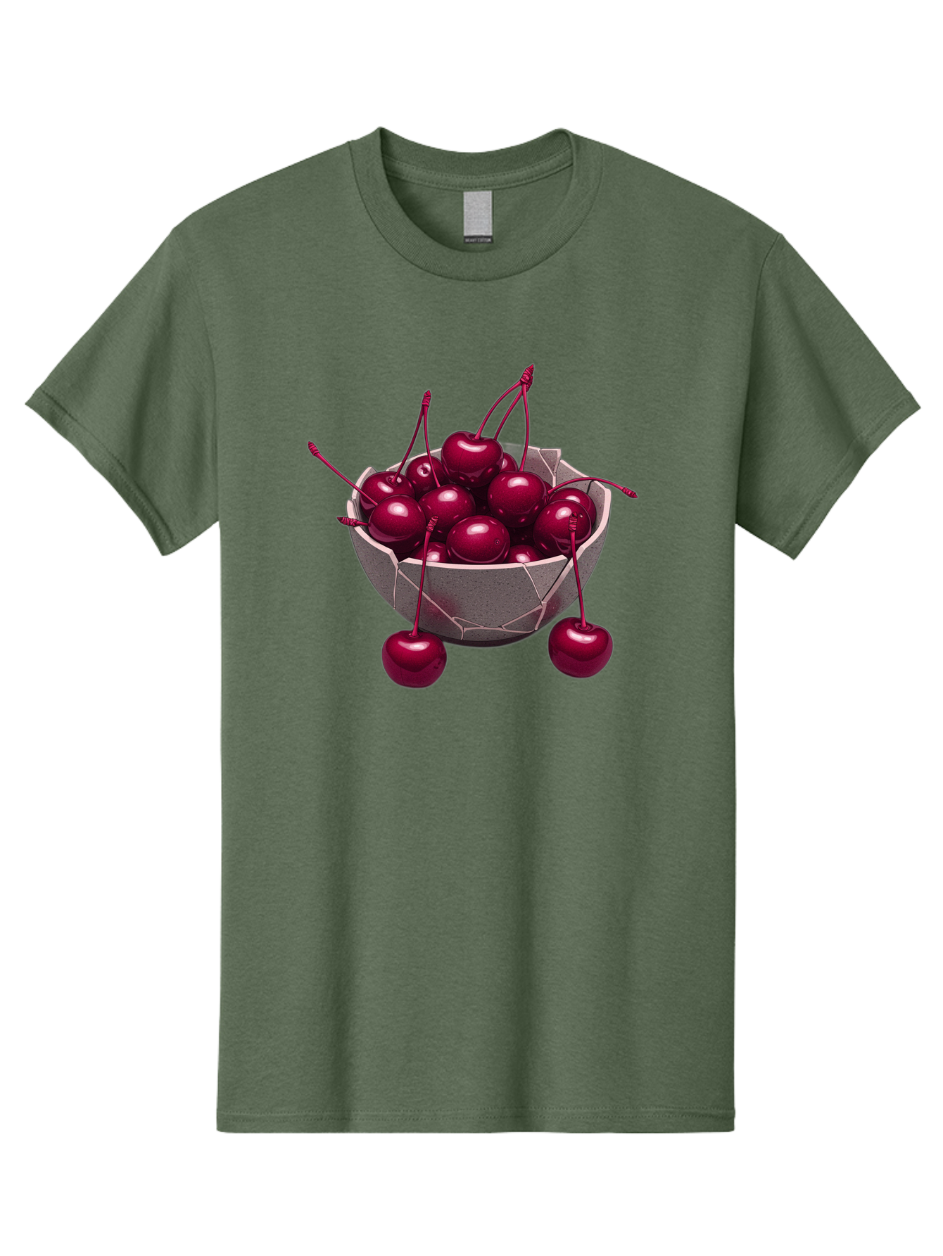 Cherries-In-Bowl-19 Men'S Graphic Tee, 100% Cotton, Comfortable Casual Summer Wear, Machine Washable, Vintage Camera, Old Camera, Antique Camera, Black Camera, Classic Photography, Photography Equipment, Nostalgic Device, Film Camera, Bai683