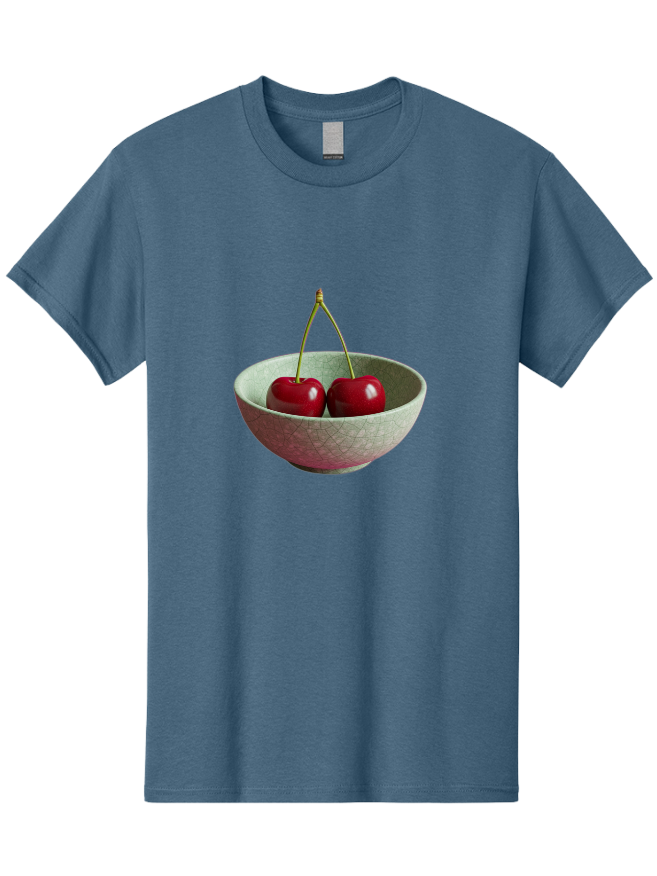 Cherries-In-Bowl-2 Men'S Graphic Tee, 100% Cotton, Comfortable Casual Summer Wear, Machine Washable, Vintage Camera, Old Camera, Antique Camera, Black Camera, Classic Photography, Photography Equipment, Nostalgic Device, Film Camera, Bai684