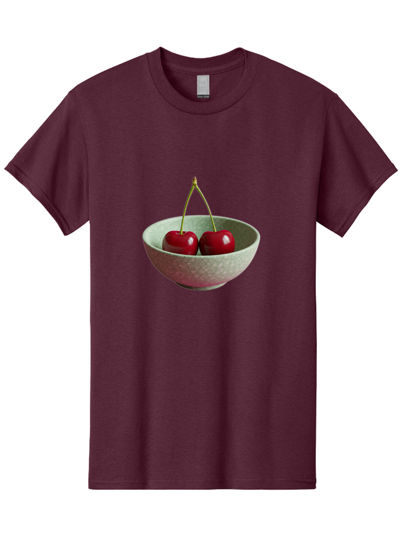 Cherries-In-Bowl-2 Men'S Graphic Tee, 100% Cotton, Comfortable Casual Summer Wear, Machine Washable, Vintage Camera, Old Camera, Antique Camera, Black Camera, Classic Photography, Photography Equipment, Nostalgic Device, Film Camera, Bai684