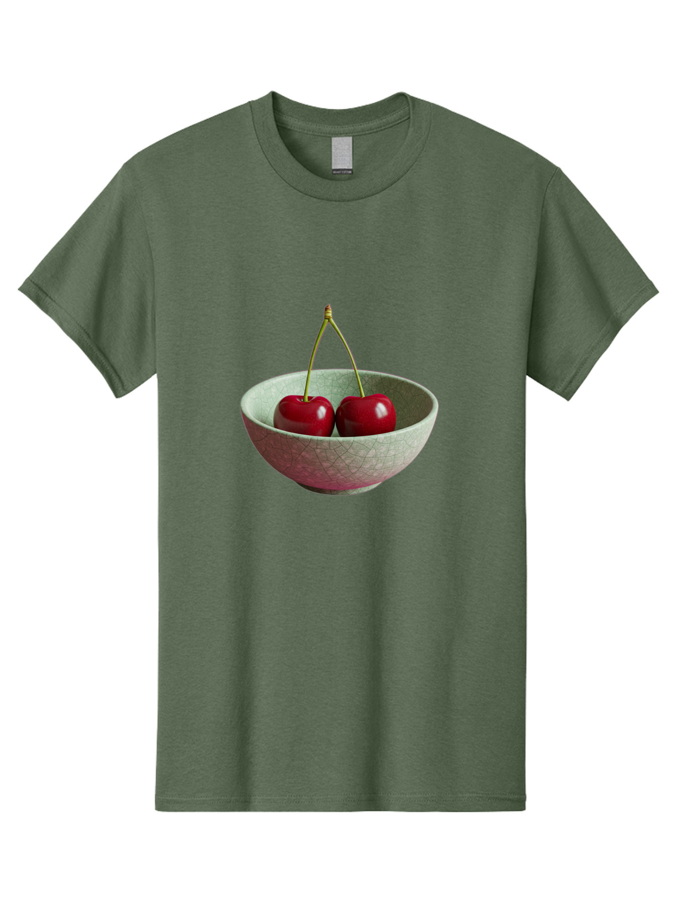 Cherries-In-Bowl-2 Men'S Graphic Tee, 100% Cotton, Comfortable Casual Summer Wear, Machine Washable, Vintage Camera, Old Camera, Antique Camera, Black Camera, Classic Photography, Photography Equipment, Nostalgic Device, Film Camera, Bai684