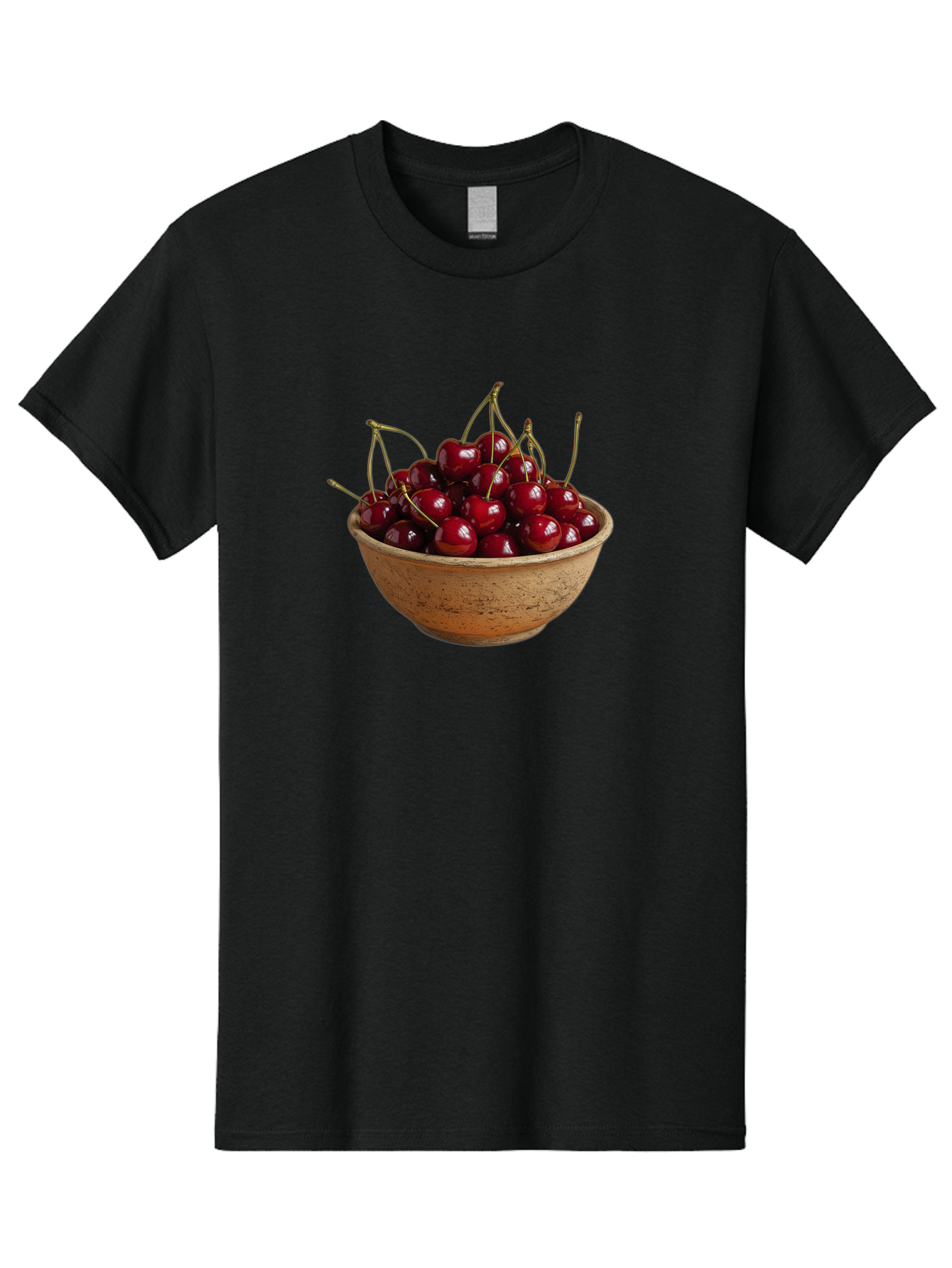 Cherries-In-Bowl-20 Men'S Graphic Tee, 100% Cotton, Comfortable Casual Summer Wear, Machine Washable, Vintage Camera, Old Camera, Antique Camera, Black Camera, Classic Photography, Photography Equipment, Nostalgic Device, Film Camera, Bai685