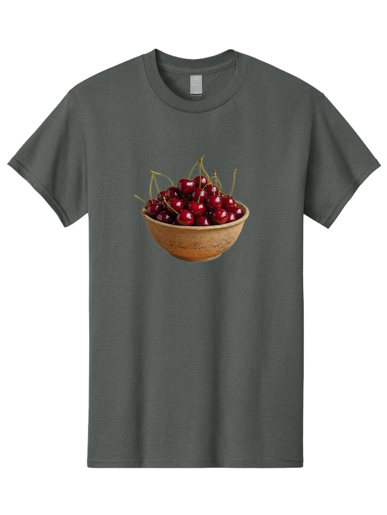 Cherries-In-Bowl-20 Men'S Graphic Tee, 100% Cotton, Comfortable Casual Summer Wear, Machine Washable, Vintage Camera, Old Camera, Antique Camera, Black Camera, Classic Photography, Photography Equipment, Nostalgic Device, Film Camera, Bai685