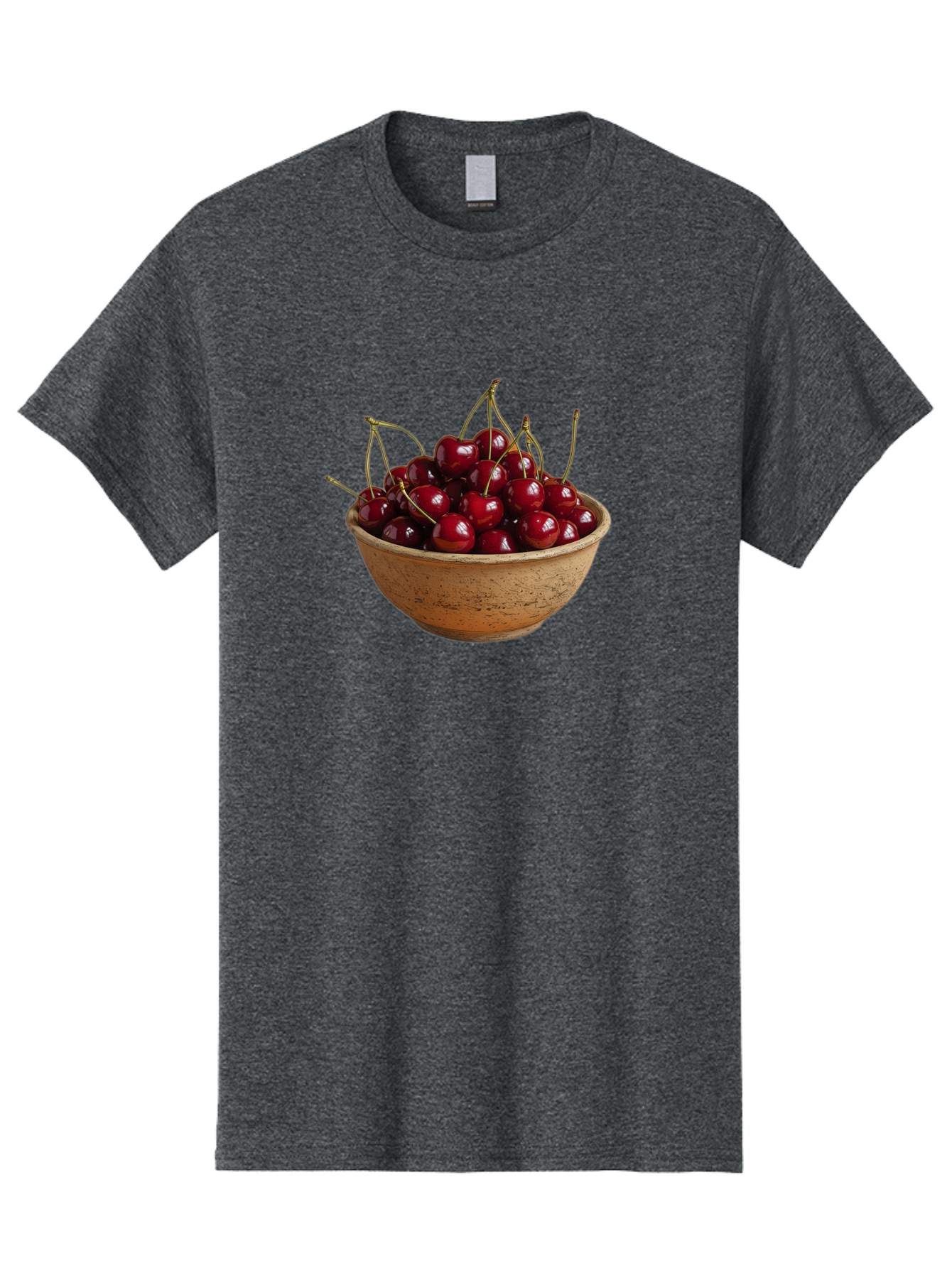 Cherries-In-Bowl-20 Men'S Graphic Tee, 100% Cotton, Comfortable Casual Summer Wear, Machine Washable, Vintage Camera, Old Camera, Antique Camera, Black Camera, Classic Photography, Photography Equipment, Nostalgic Device, Film Camera, Bai685