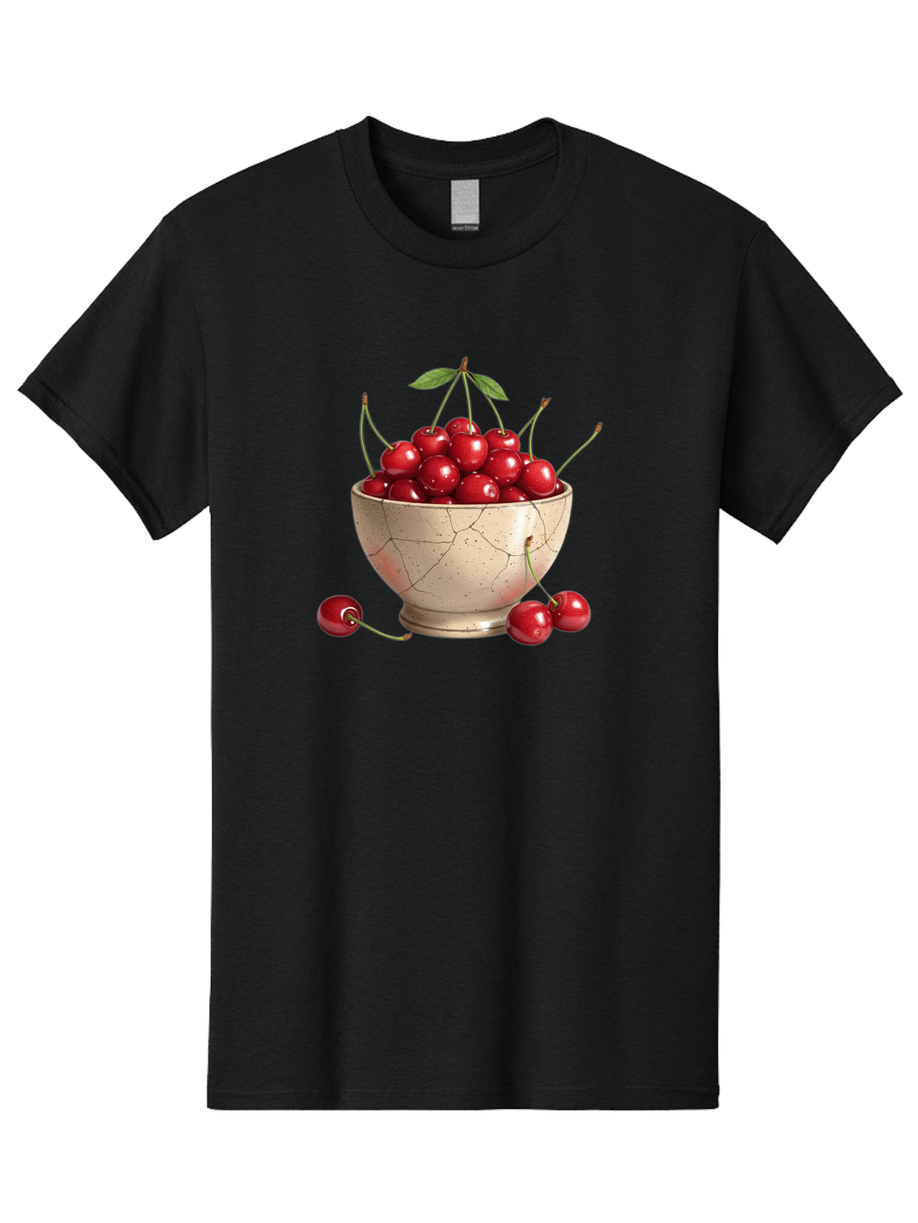 Cherries-In-Bowl-21 Men'S Graphic Tee, 100% Cotton, Comfortable Casual Summer Wear, Machine Washable, Vintage Camera, Old Camera, Antique Camera, Black Camera, Classic Photography, Photography Equipment, Nostalgic Device, Film Camera, Bai686