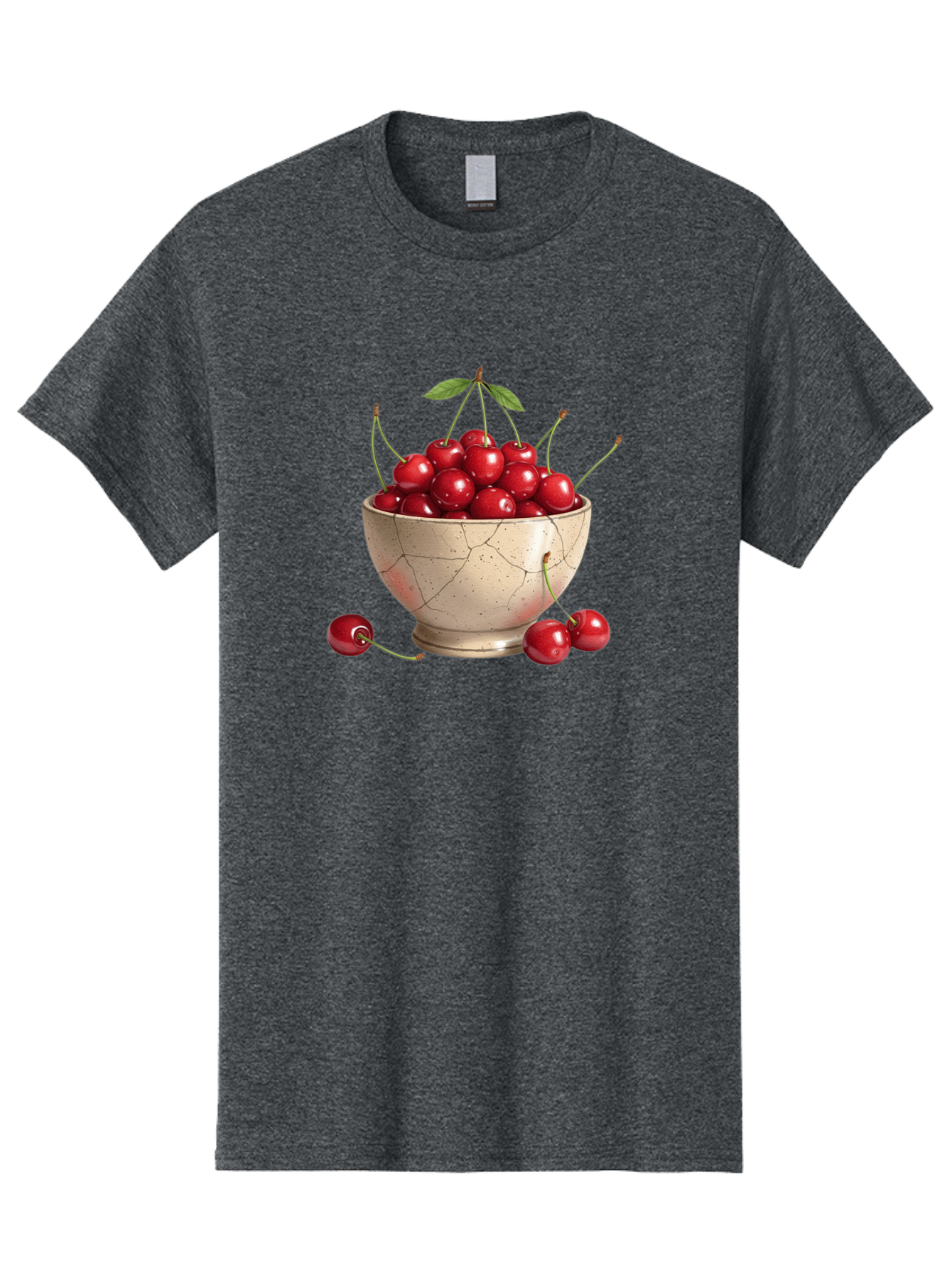 Cherries-In-Bowl-21 Men'S Graphic Tee, 100% Cotton, Comfortable Casual Summer Wear, Machine Washable, Vintage Camera, Old Camera, Antique Camera, Black Camera, Classic Photography, Photography Equipment, Nostalgic Device, Film Camera, Bai686