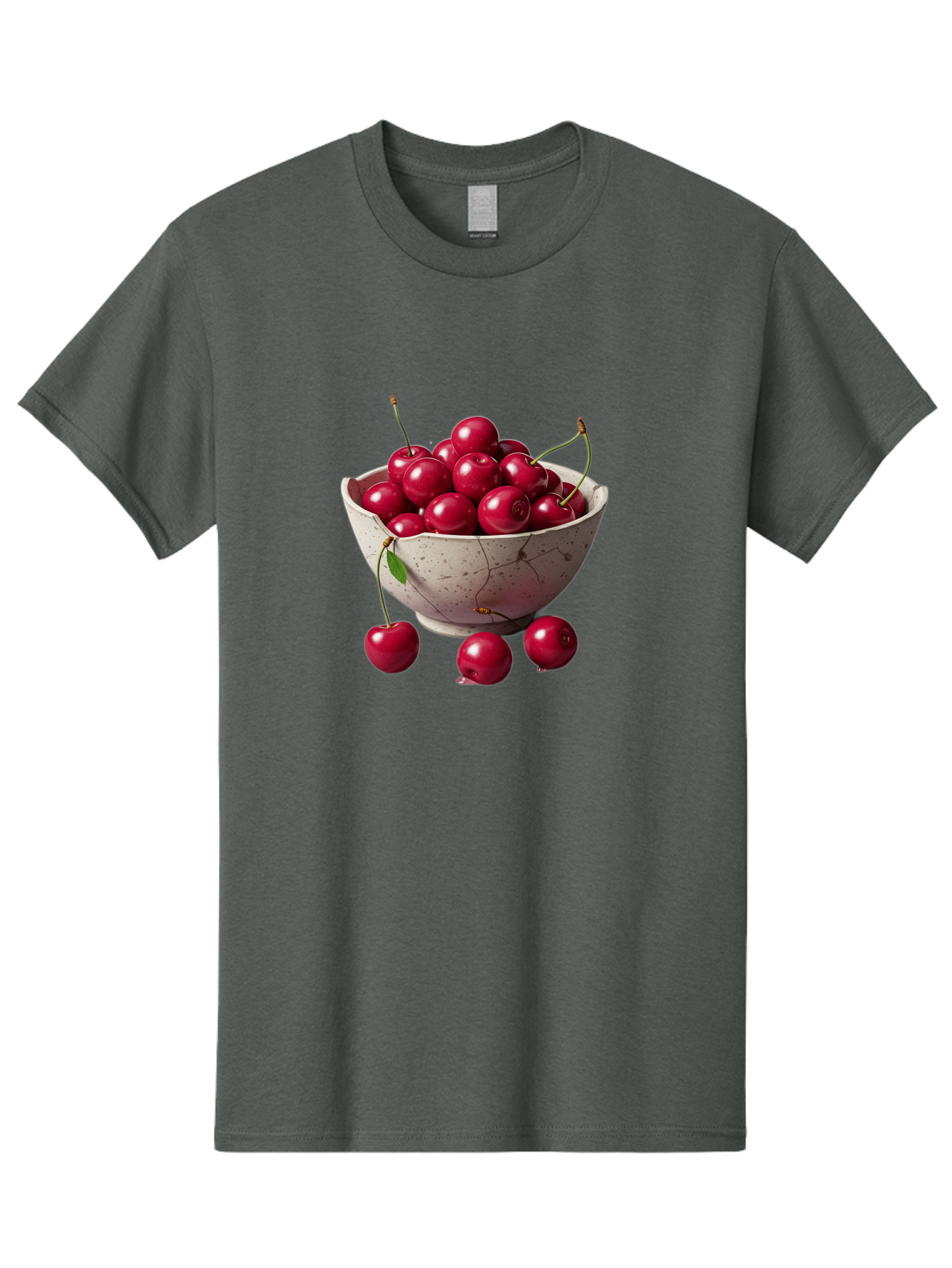 Cherries-In-Bowl-22 Men'S Graphic Tee, 100% Cotton, Comfortable Casual Summer Wear, Machine Washable, Vintage Camera, Old Camera, Antique Camera, Black Camera, Classic Photography, Photography Equipment, Nostalgic Device, Film Camera, Bai687