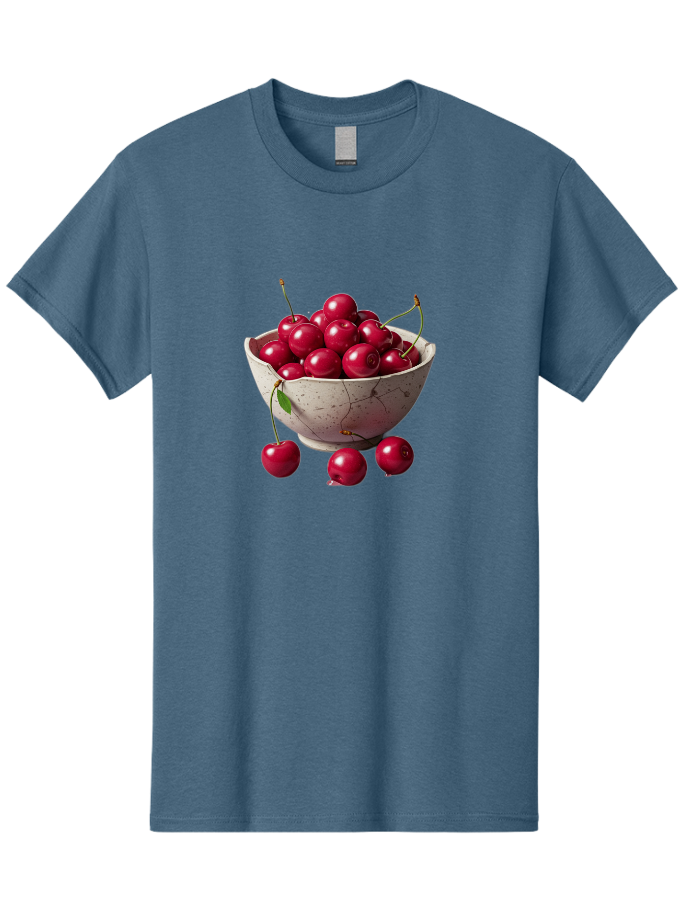 Cherries-In-Bowl-22 Men'S Graphic Tee, 100% Cotton, Comfortable Casual Summer Wear, Machine Washable, Vintage Camera, Old Camera, Antique Camera, Black Camera, Classic Photography, Photography Equipment, Nostalgic Device, Film Camera, Bai687