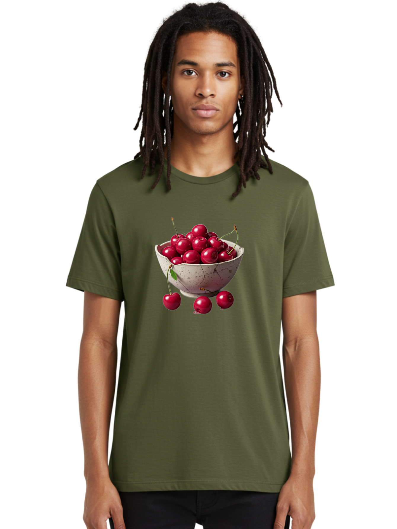 Cherries-In-Bowl-22 Men'S Graphic Tee, 100% Cotton, Comfortable Casual Summer Wear, Machine Washable, Vintage Camera, Old Camera, Antique Camera, Black Camera, Classic Photography, Photography Equipment, Nostalgic Device, Film Camera, Bai687