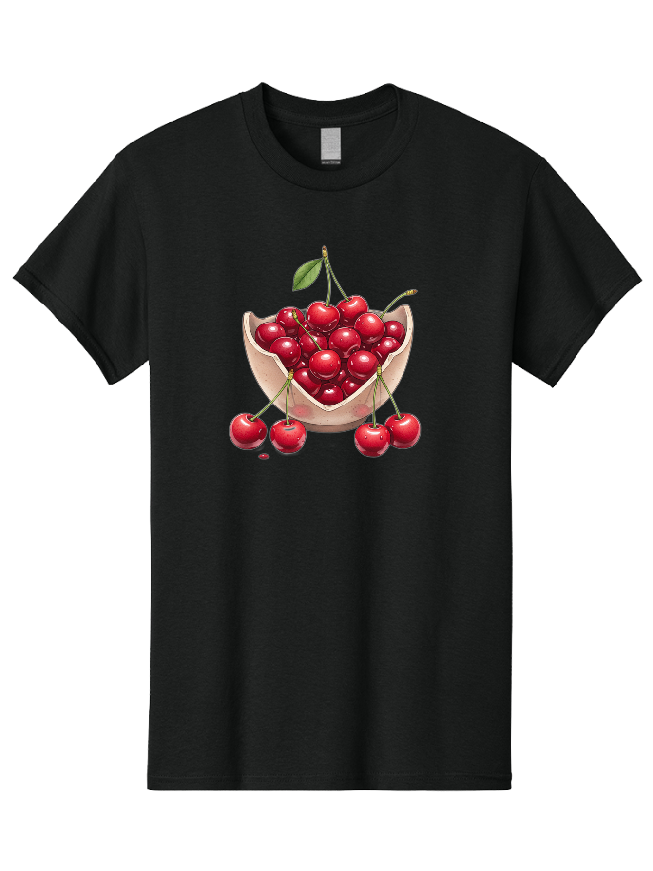Cherries-In-Bowl-23 Men'S Graphic Tee, 100% Cotton, Comfortable Casual Summer Wear, Machine Washable, Vintage Camera, Old Camera, Antique Camera, Black Camera, Classic Photography, Photography Equipment, Nostalgic Device, Film Camera, Bai688