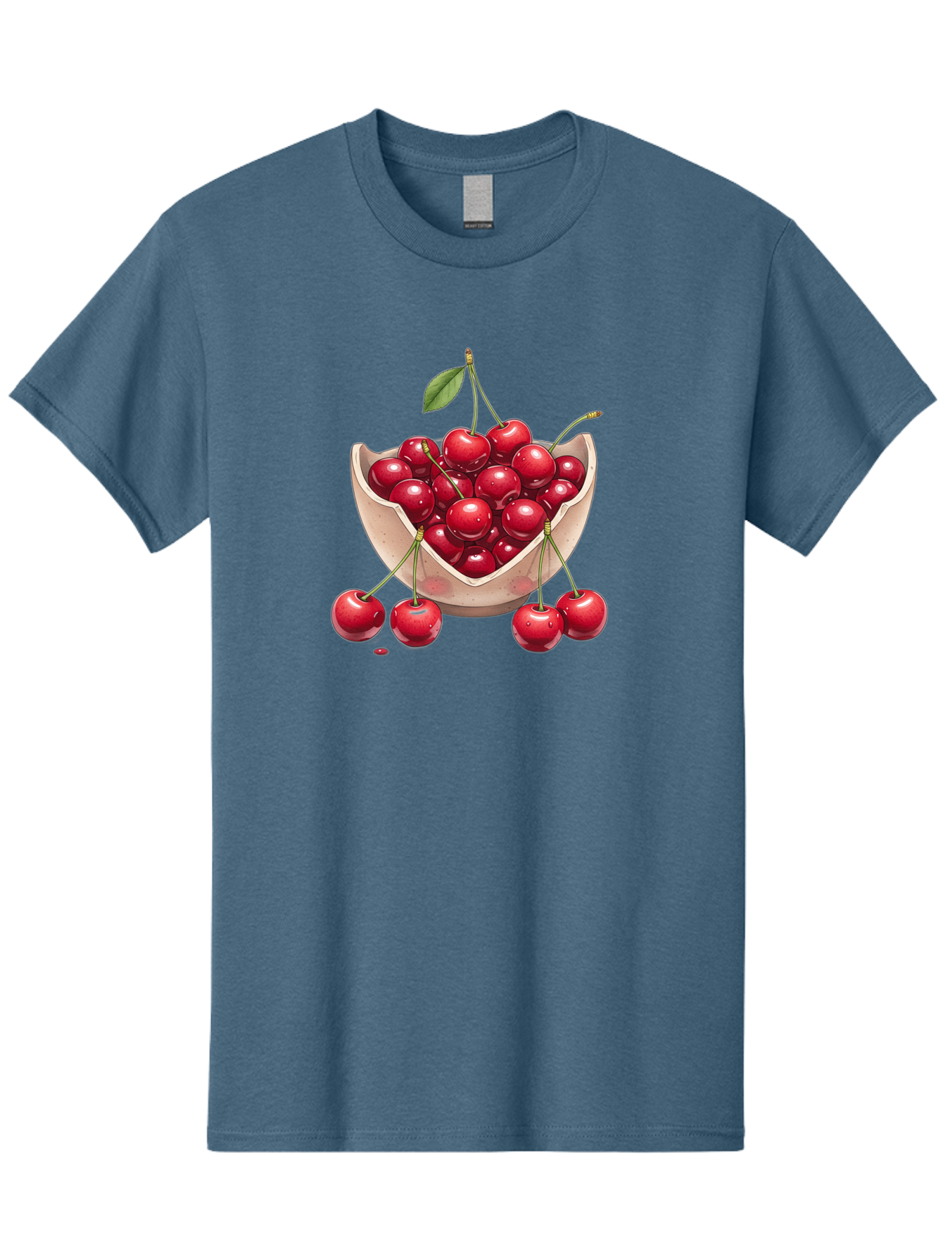 Cherries-In-Bowl-23 Men'S Graphic Tee, 100% Cotton, Comfortable Casual Summer Wear, Machine Washable, Vintage Camera, Old Camera, Antique Camera, Black Camera, Classic Photography, Photography Equipment, Nostalgic Device, Film Camera, Bai688