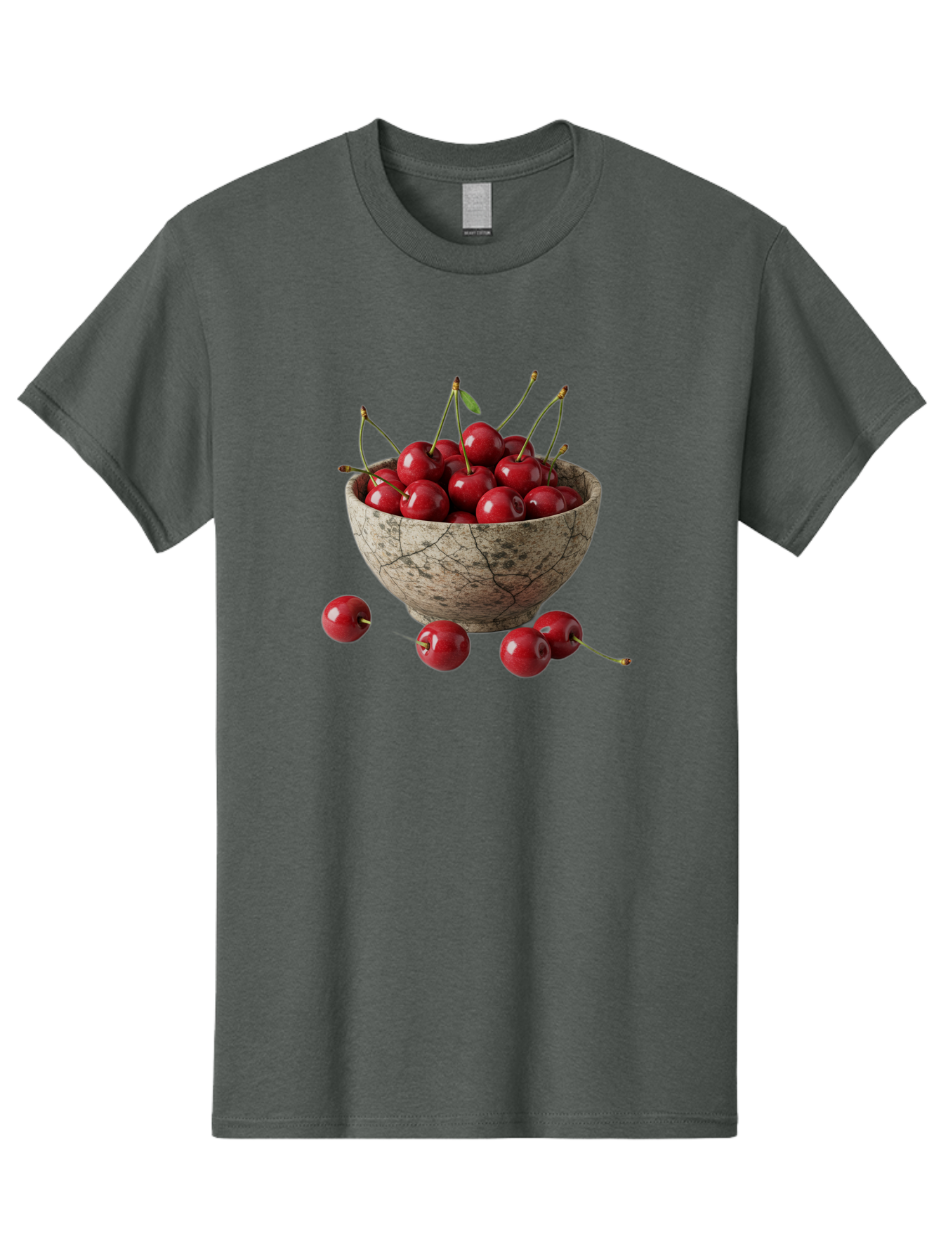 Cherries-In-Bowl-24 Men'S Graphic Tee, 100% Cotton, Comfortable Casual Summer Wear, Machine Washable, Vintage Camera, Old Camera, Antique Camera, Black Camera, Classic Photography, Photography Equipment, Nostalgic Device, Film Camera, Bai689