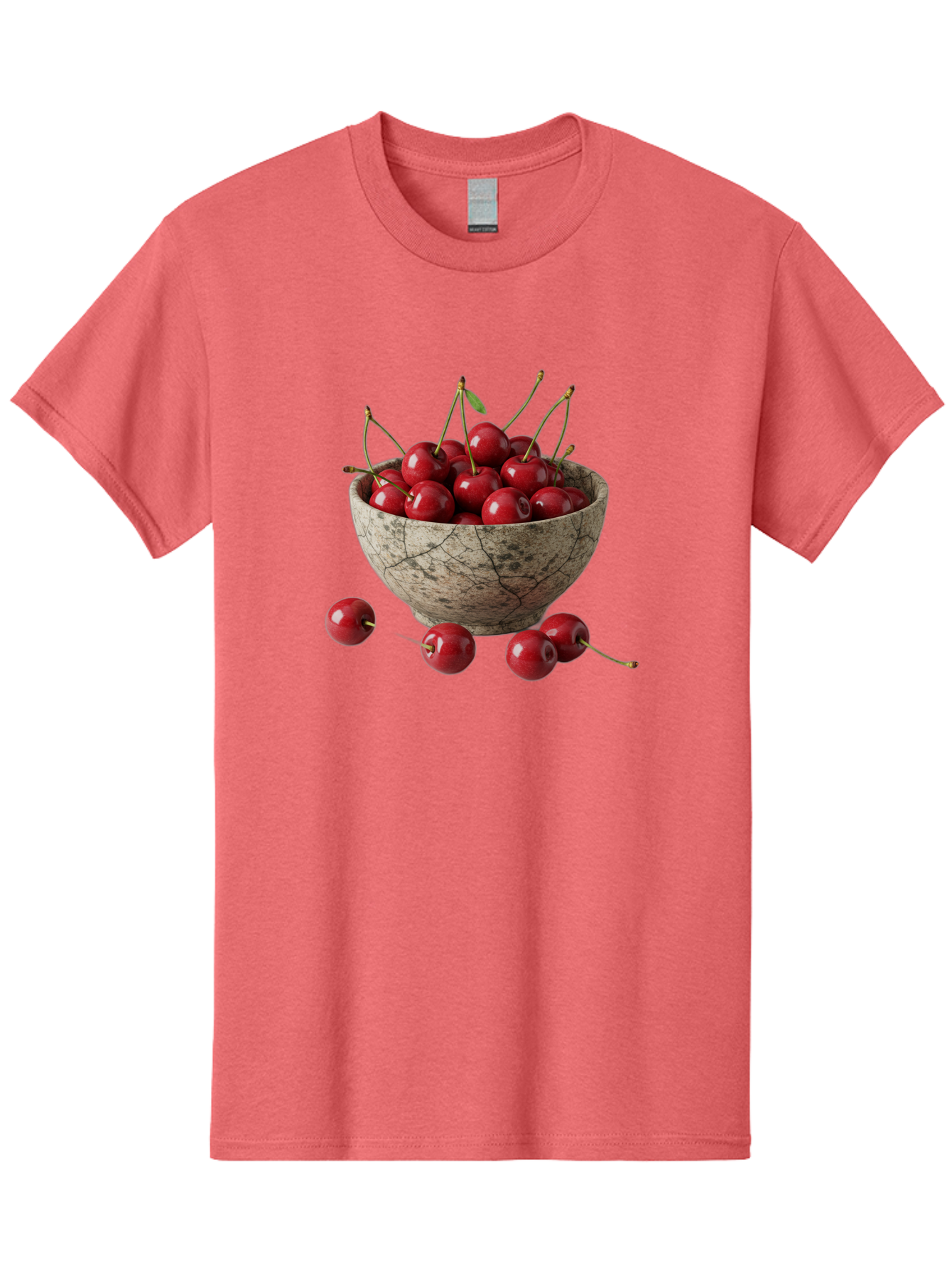 Cherries-In-Bowl-24 Men'S Graphic Tee, 100% Cotton, Comfortable Casual Summer Wear, Machine Washable, Vintage Camera, Old Camera, Antique Camera, Black Camera, Classic Photography, Photography Equipment, Nostalgic Device, Film Camera, Bai689