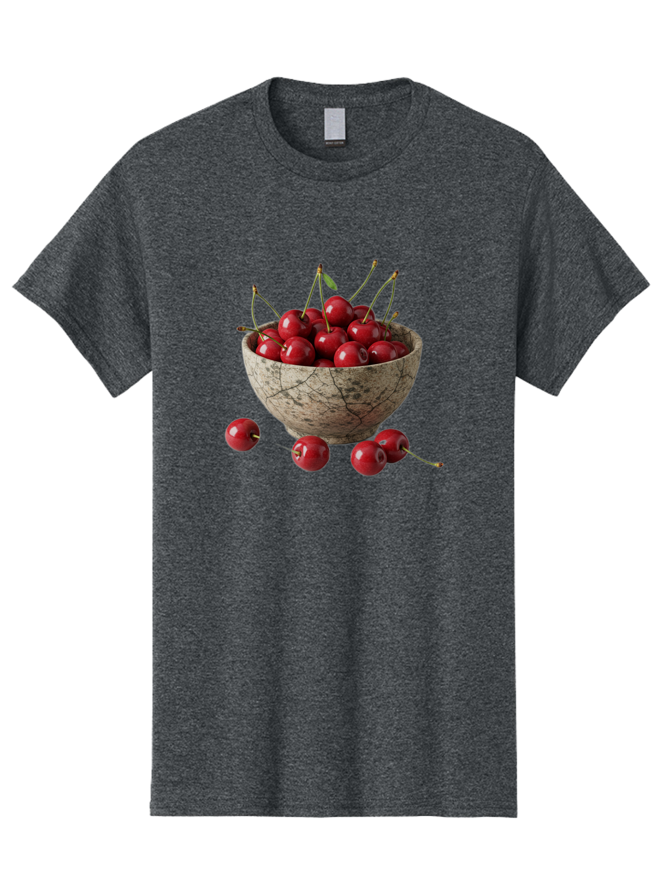 Cherries-In-Bowl-24 Men'S Graphic Tee, 100% Cotton, Comfortable Casual Summer Wear, Machine Washable, Vintage Camera, Old Camera, Antique Camera, Black Camera, Classic Photography, Photography Equipment, Nostalgic Device, Film Camera, Bai689