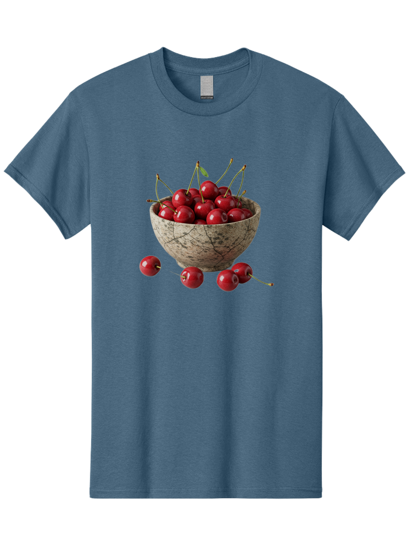 Cherries-In-Bowl-24 Men'S Graphic Tee, 100% Cotton, Comfortable Casual Summer Wear, Machine Washable, Vintage Camera, Old Camera, Antique Camera, Black Camera, Classic Photography, Photography Equipment, Nostalgic Device, Film Camera, Bai689