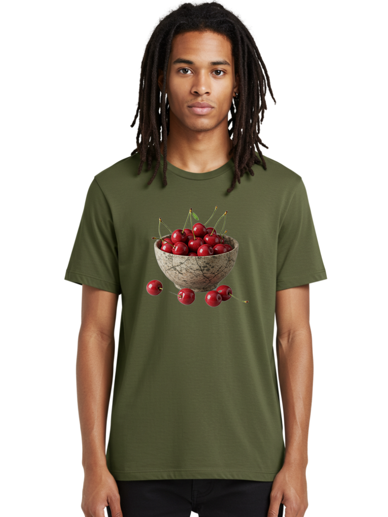 Cherries-In-Bowl-24 Men'S Graphic Tee, 100% Cotton, Comfortable Casual Summer Wear, Machine Washable, Vintage Camera, Old Camera, Antique Camera, Black Camera, Classic Photography, Photography Equipment, Nostalgic Device, Film Camera, Bai689